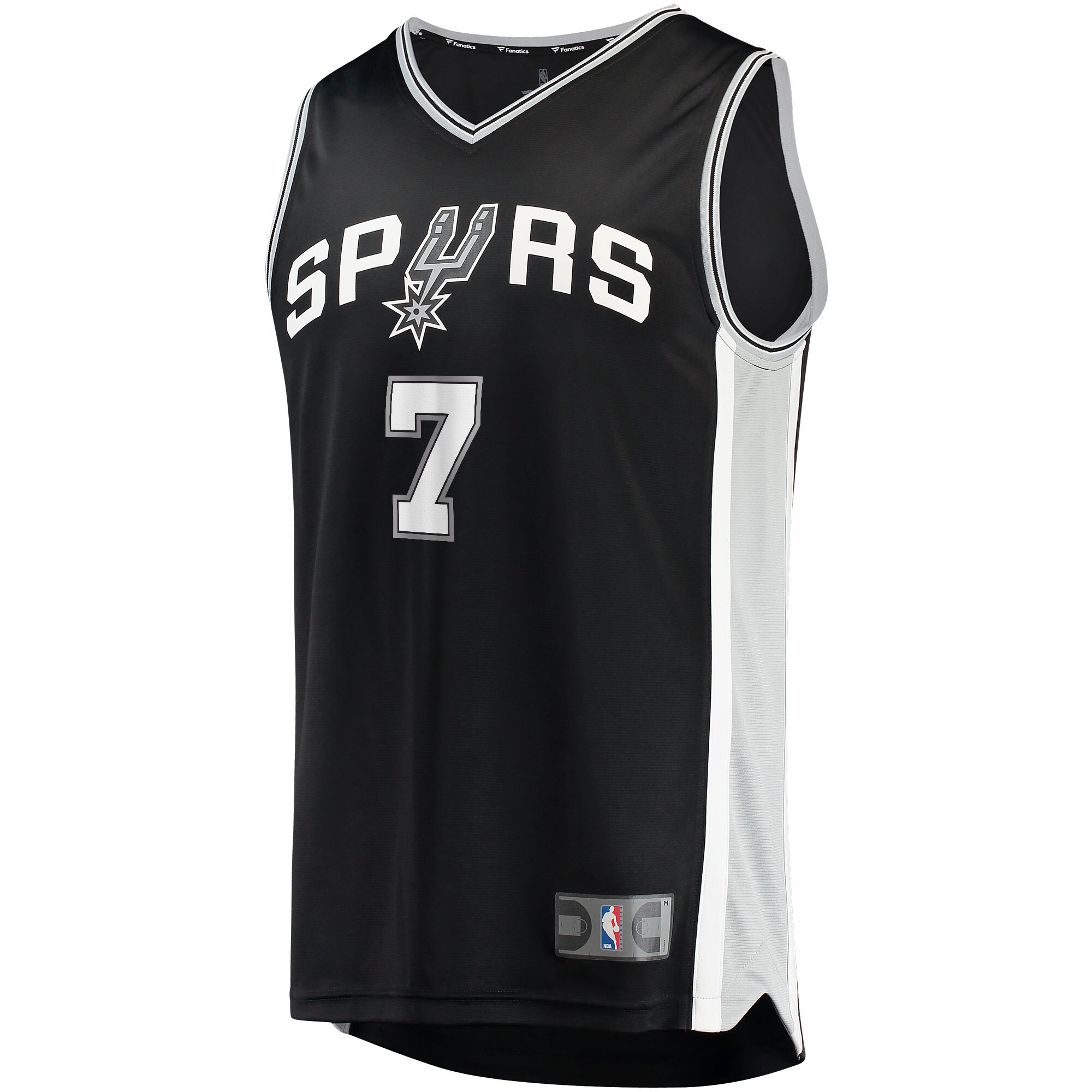 Josh Richardson San Antonio Spurs Fanatics Branded 2021/22 Fast Break Replica Jersey - Icon Edition - Black - vstockx
