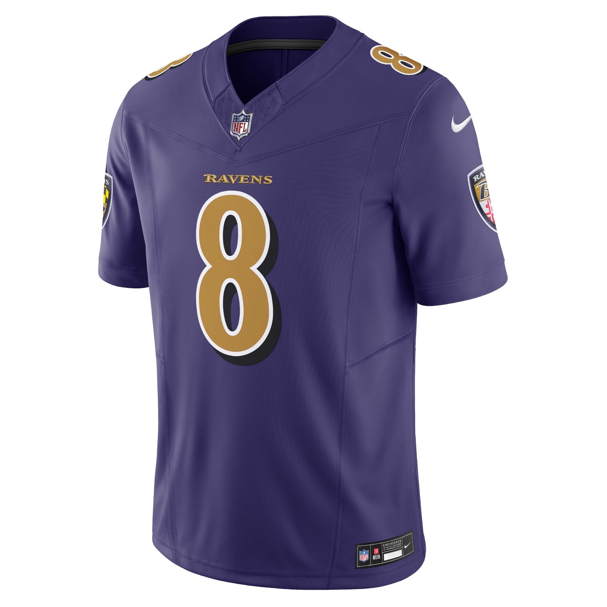 Men's Nike Lamar Jackson Purple Baltimore Ravens Vapor F.U.S.E. Limited Jersey - vstockx