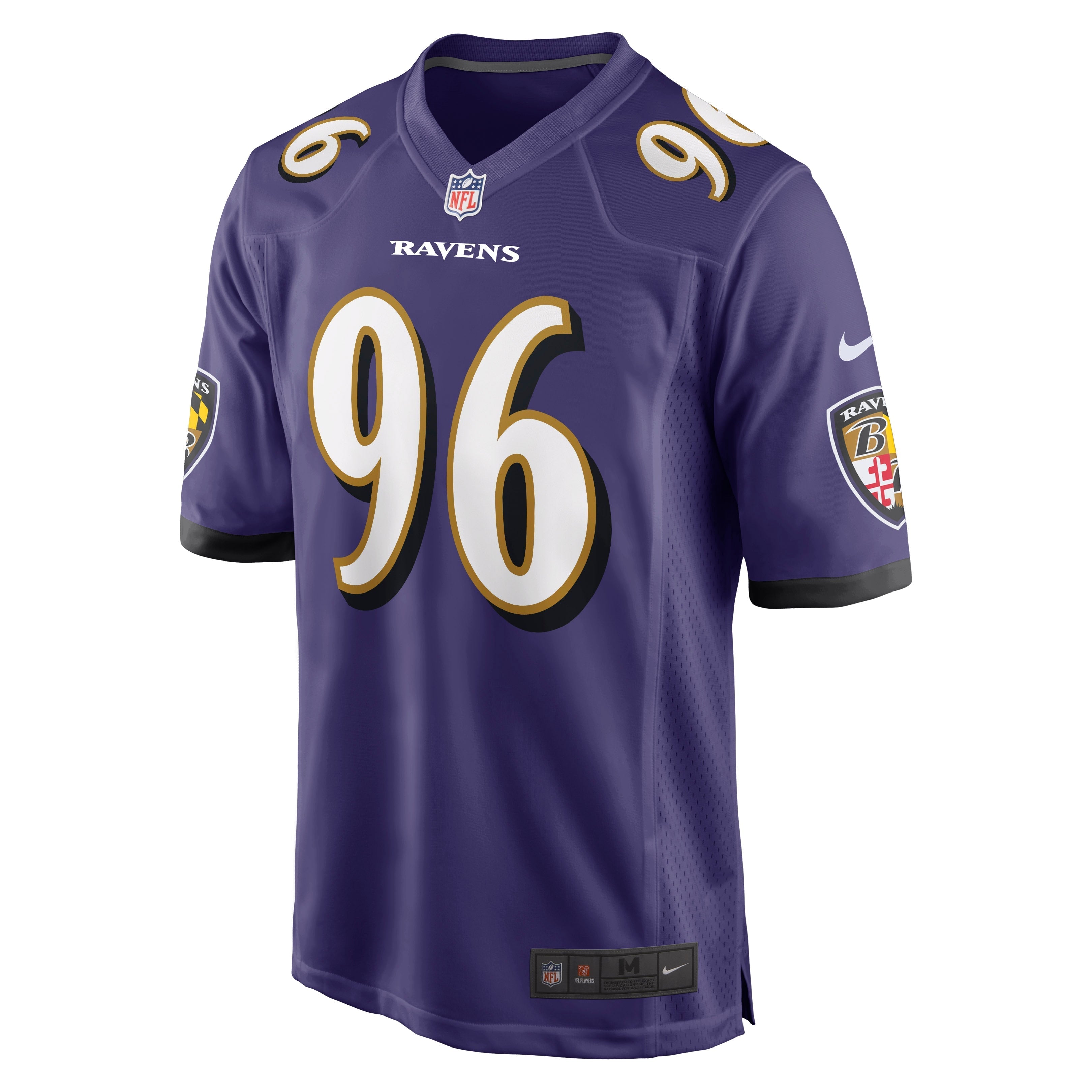 Men's Nike Broderick Washington Purple Baltimore Ravens Game Player Jersey - vstockx