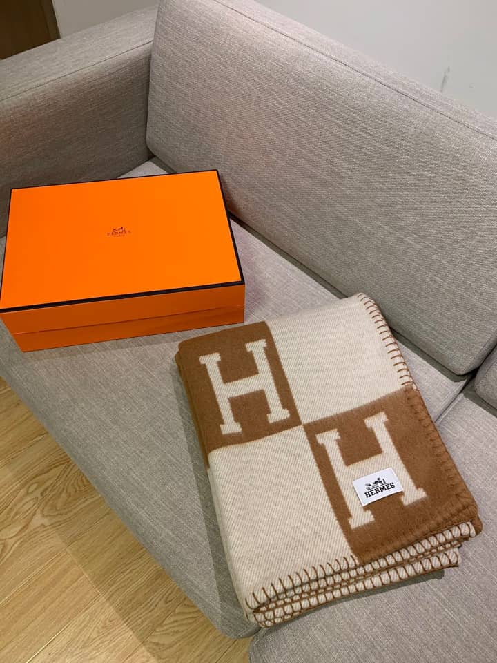 Blanket Hermes size 140*170cm 1 - vstockx