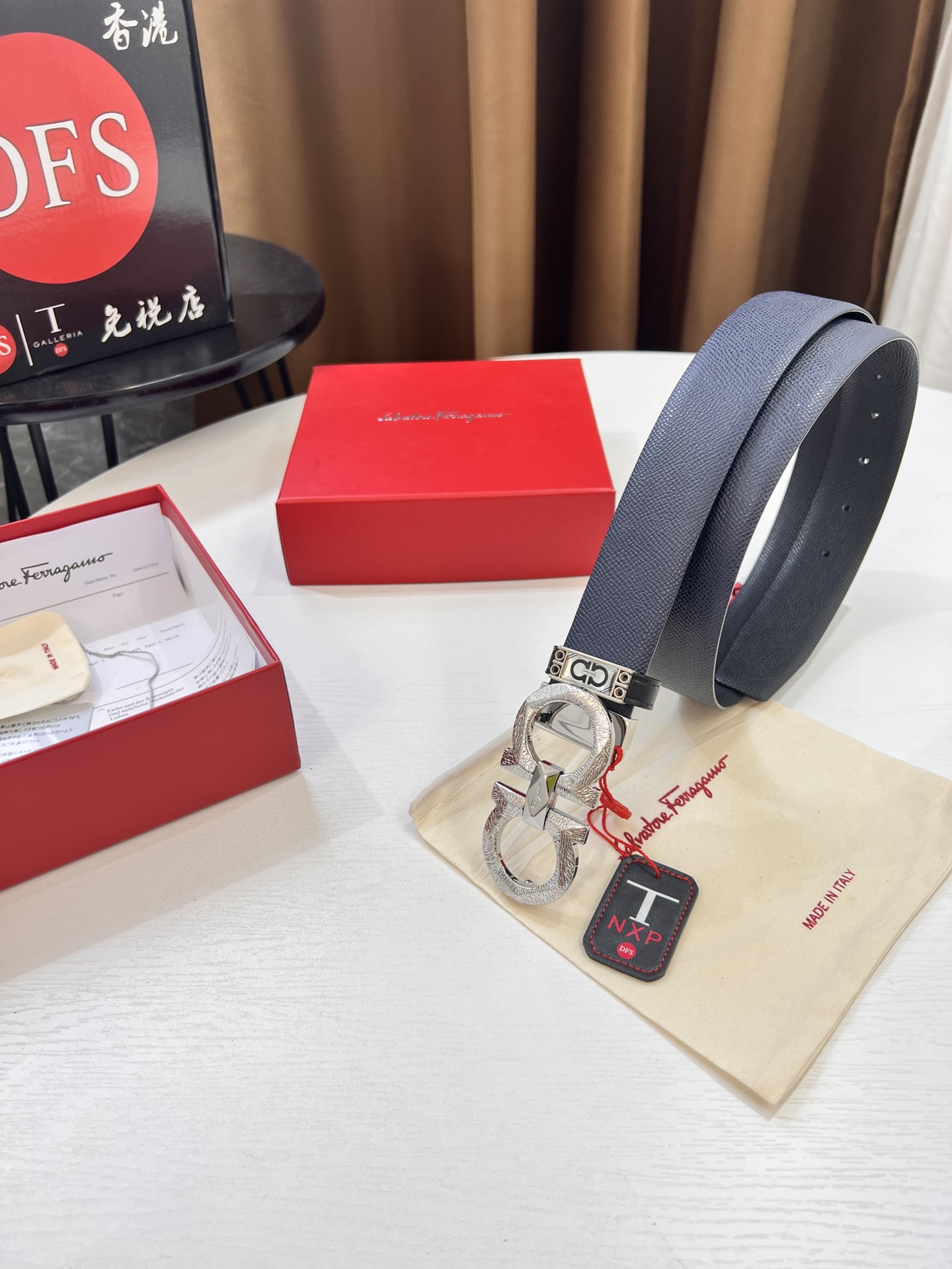 Streetwear Belt Ferragamo 319690 size:3.5cm - vstockx