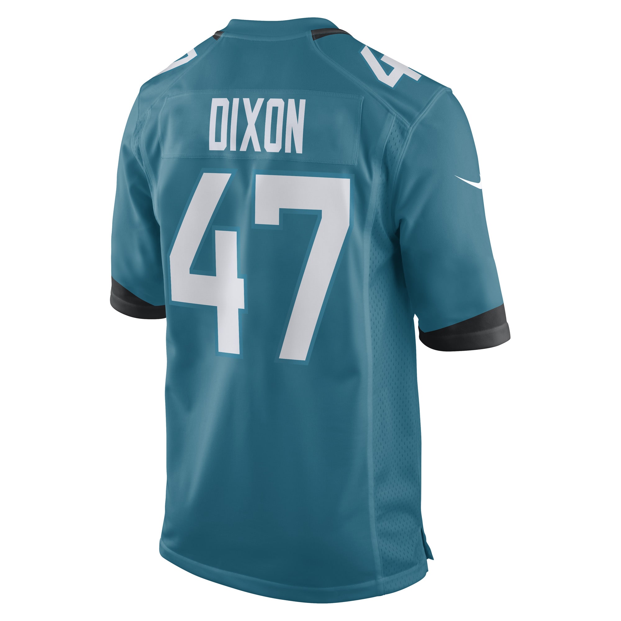 De'Shaan Dixon Jacksonville Jaguars Nike Team Game Player Jersey - Teal - vstockx