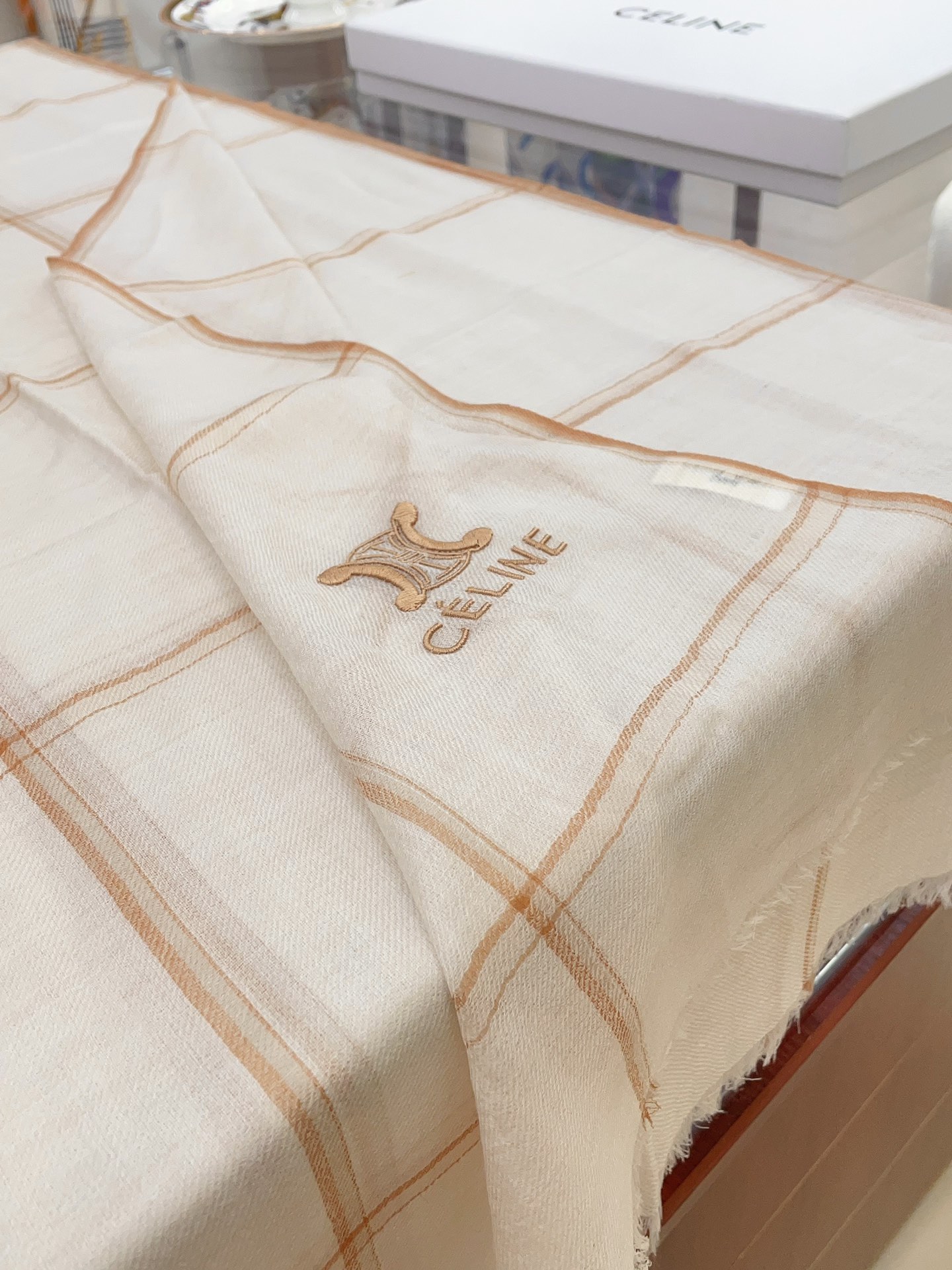 Streetwear Scarf CELINE 328848 SIZE:80*200cm - vstockx