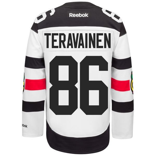 Youth Chicago Blackhawks Teuvo Teravainen Reebok White 2016 Stadium Series Premier Jersey - vstockx