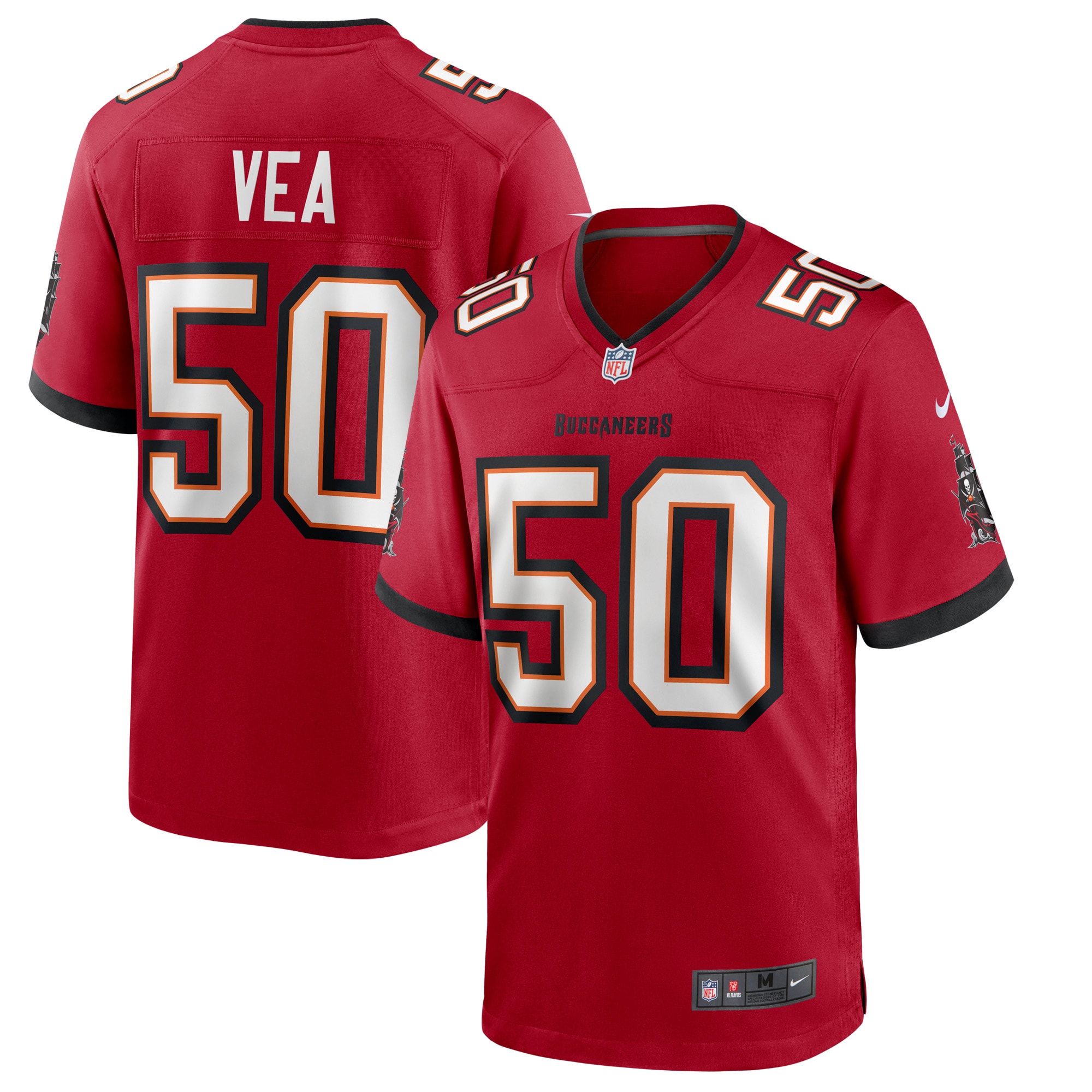 Vita Vea Tampa Bay Buccaneers Nike Game Jersey - Red - vstockx