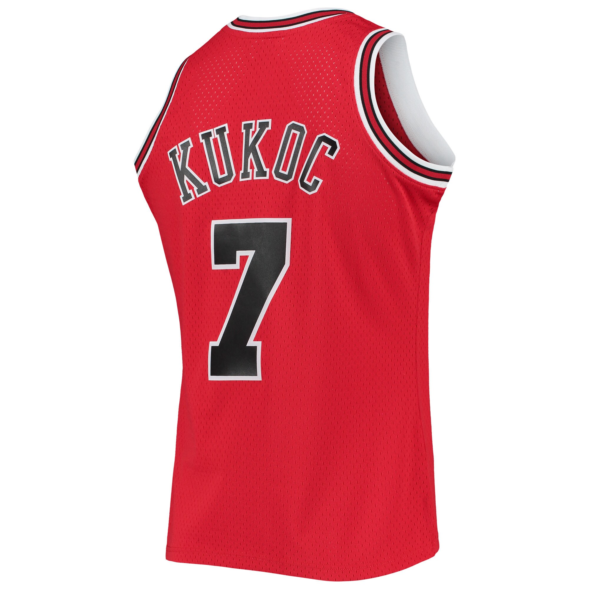 Toni Kukoc Chicago Bulls Mitchell & Ness Hardwood Classics Swingman Jersey - Red - vstockx