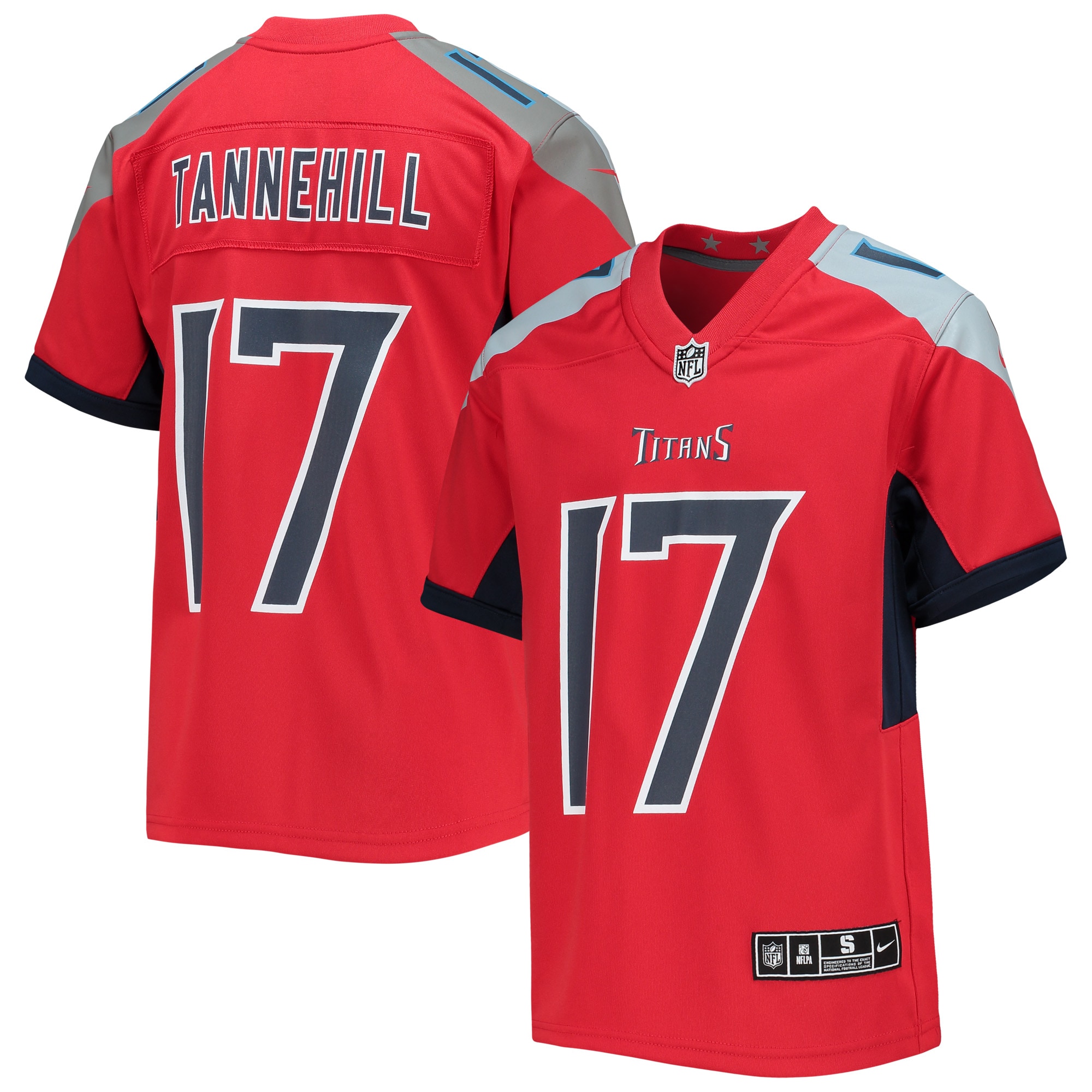 Ryan Tannehill Tennessee Titans Nike Youth Inverted Team Game Jersey - Red - vstockx