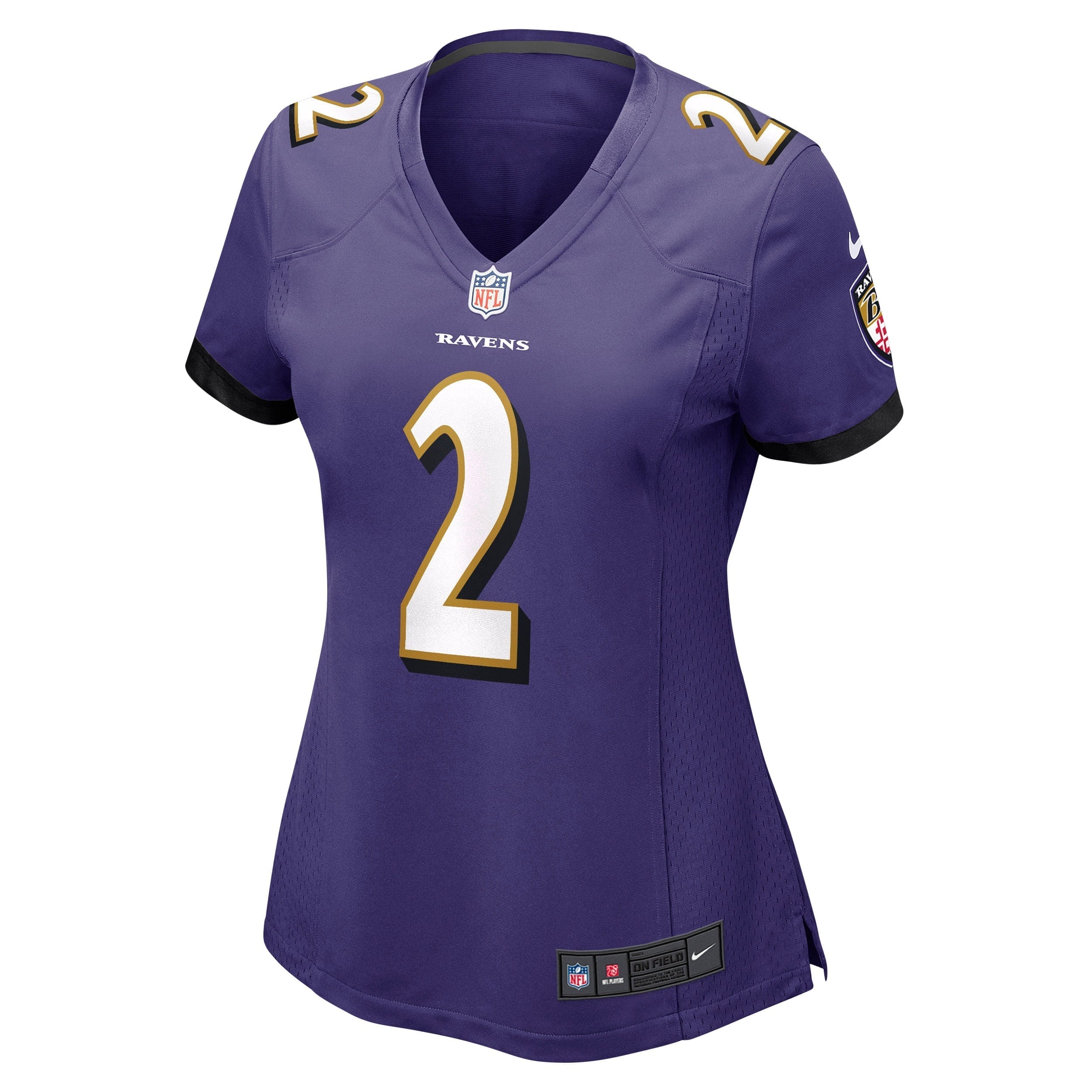 Women's Nike Tyler Huntley Purple Baltimore Ravens Game Jersey - vstockx