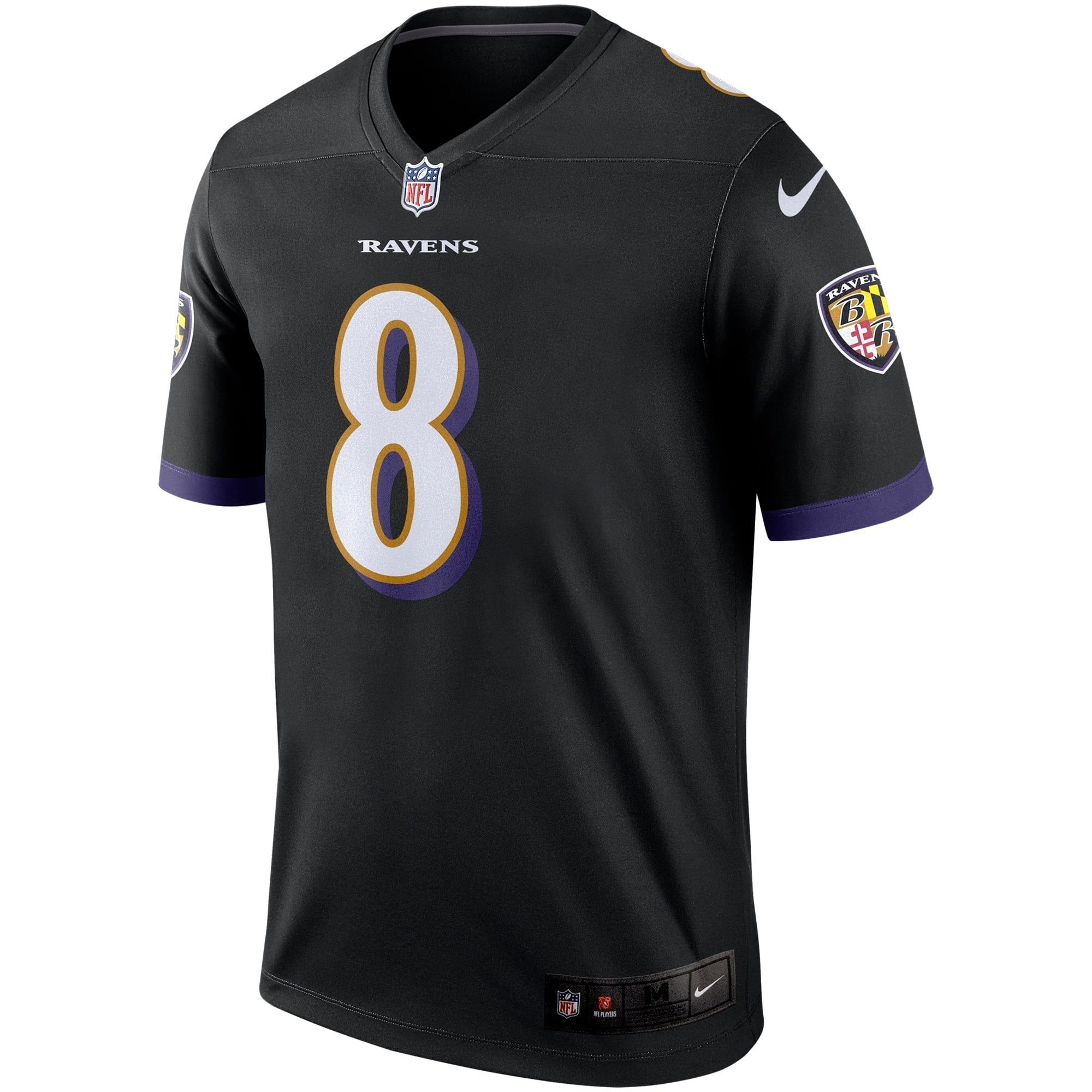 Men's Nike Lamar Jackson Black Baltimore Ravens Legend Jersey - vstockx