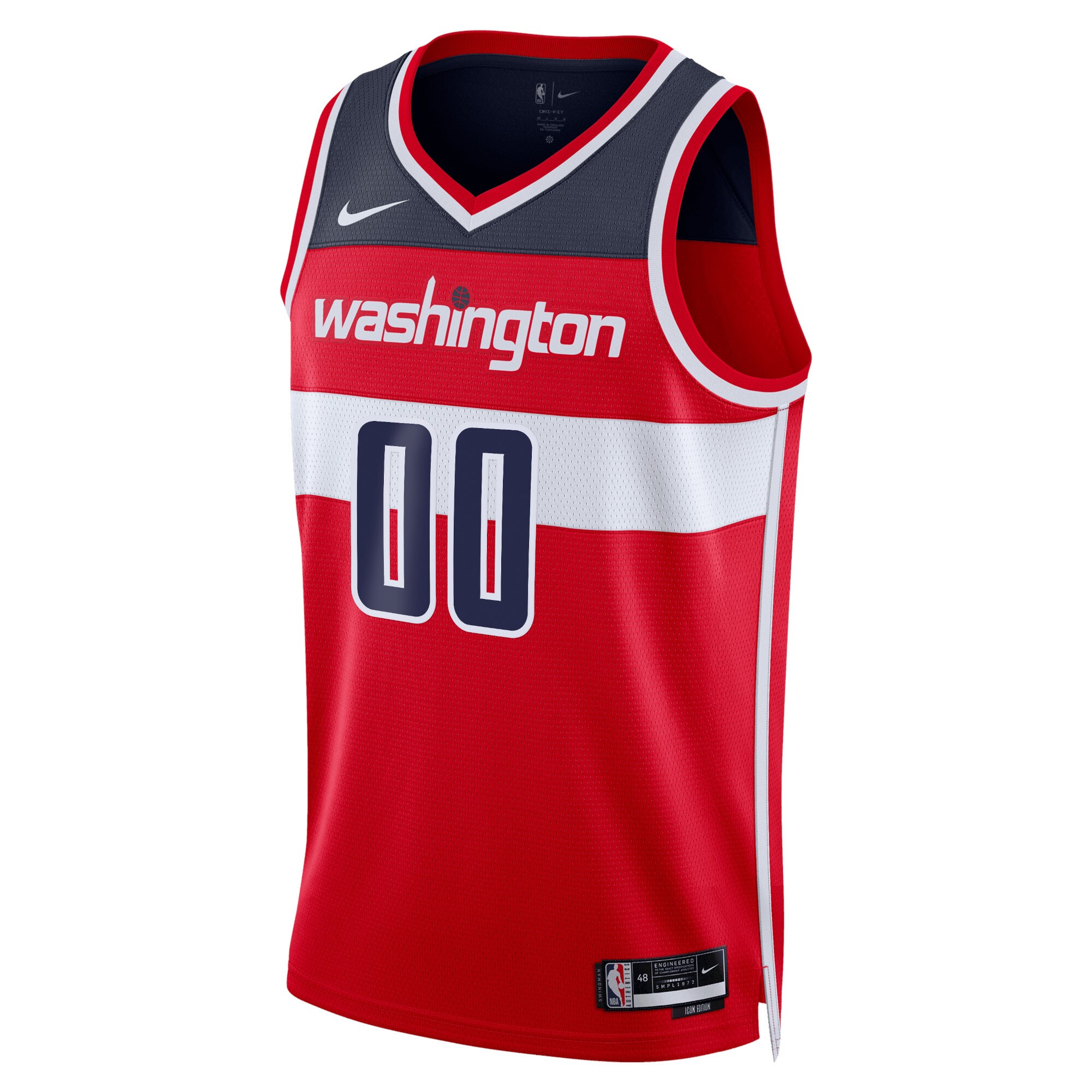 Washington Wizards Nike Unisex Swingman Custom Jersey Red - Icon Edition - vstockx
