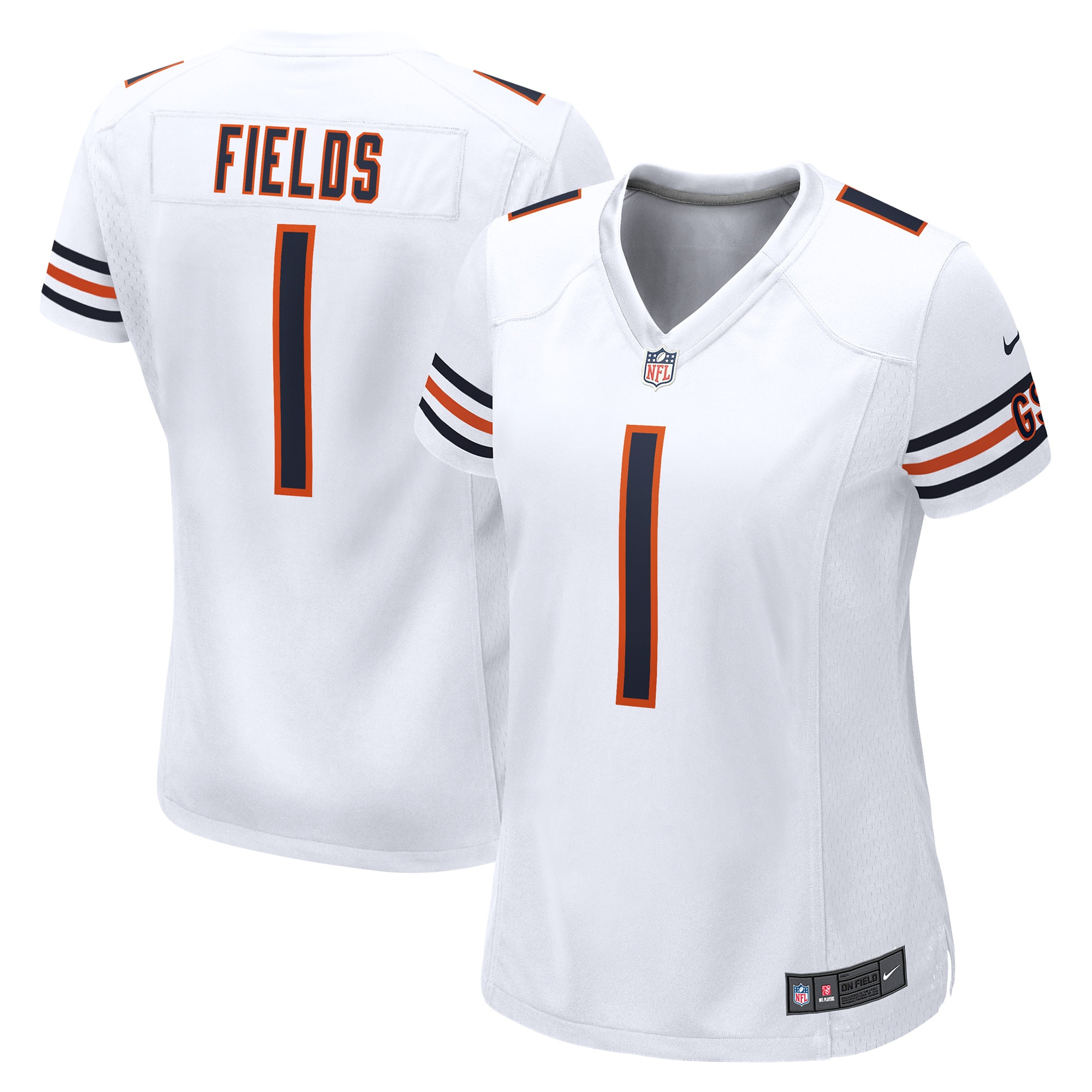 Justin Fields Chicago Bears Nike Women's Game Jersey - White - vstockx