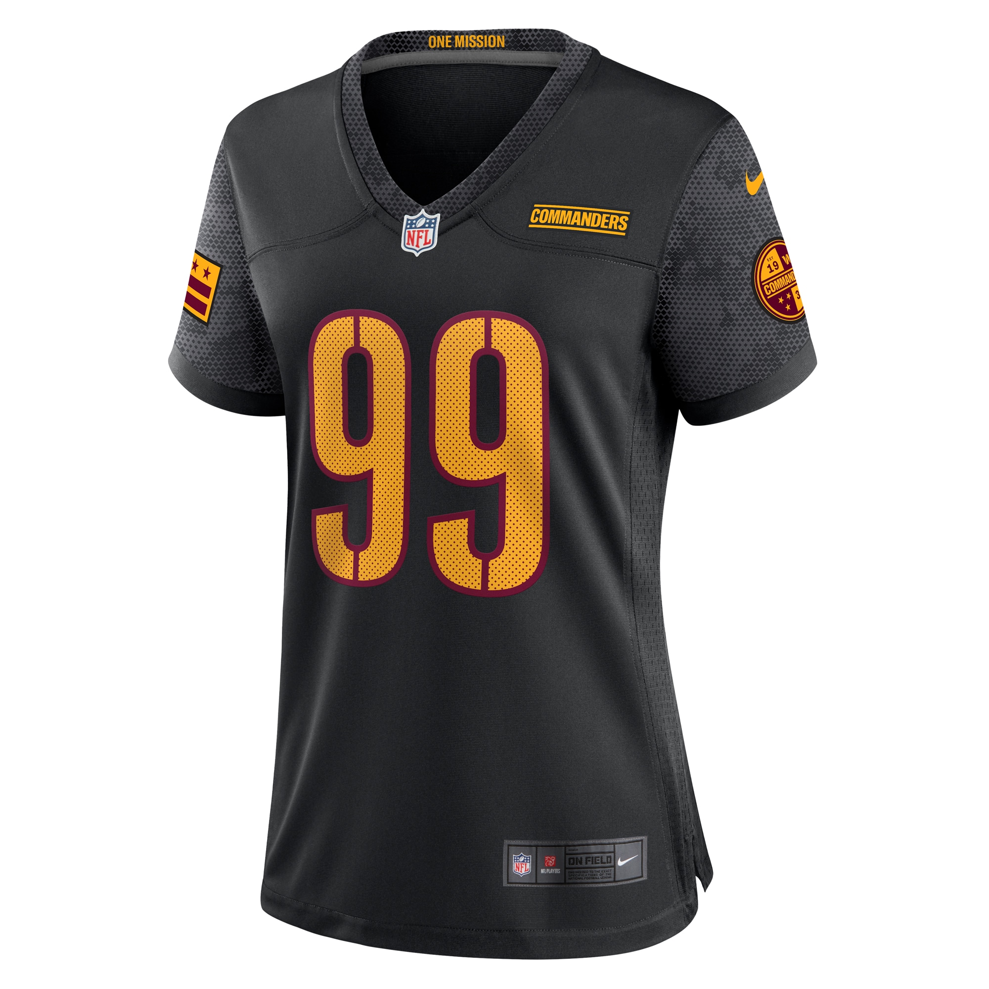 Chase Young Washington Commanders Nike Women's Alternate Game Jersey - Black - vstockx