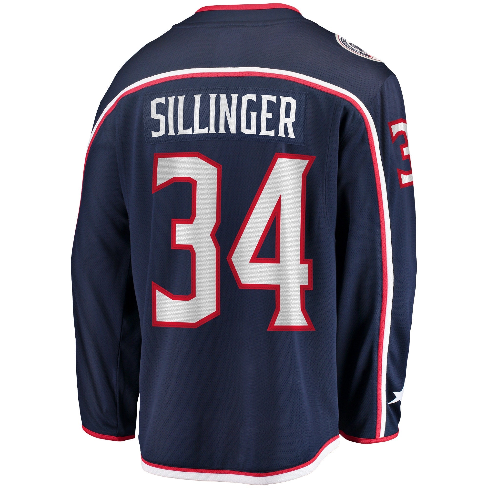 Men's Fanatics Branded Cole Sillinger Navy Columbus Blue Jackets Home Breakaway Player Jersey - vstockx