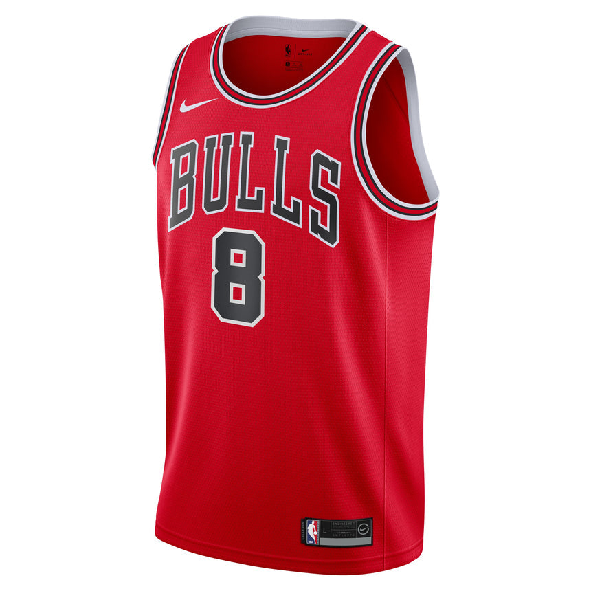 Youth Chicago Bulls Zach Lavine Red Swingman Icon Jersey - vstockx