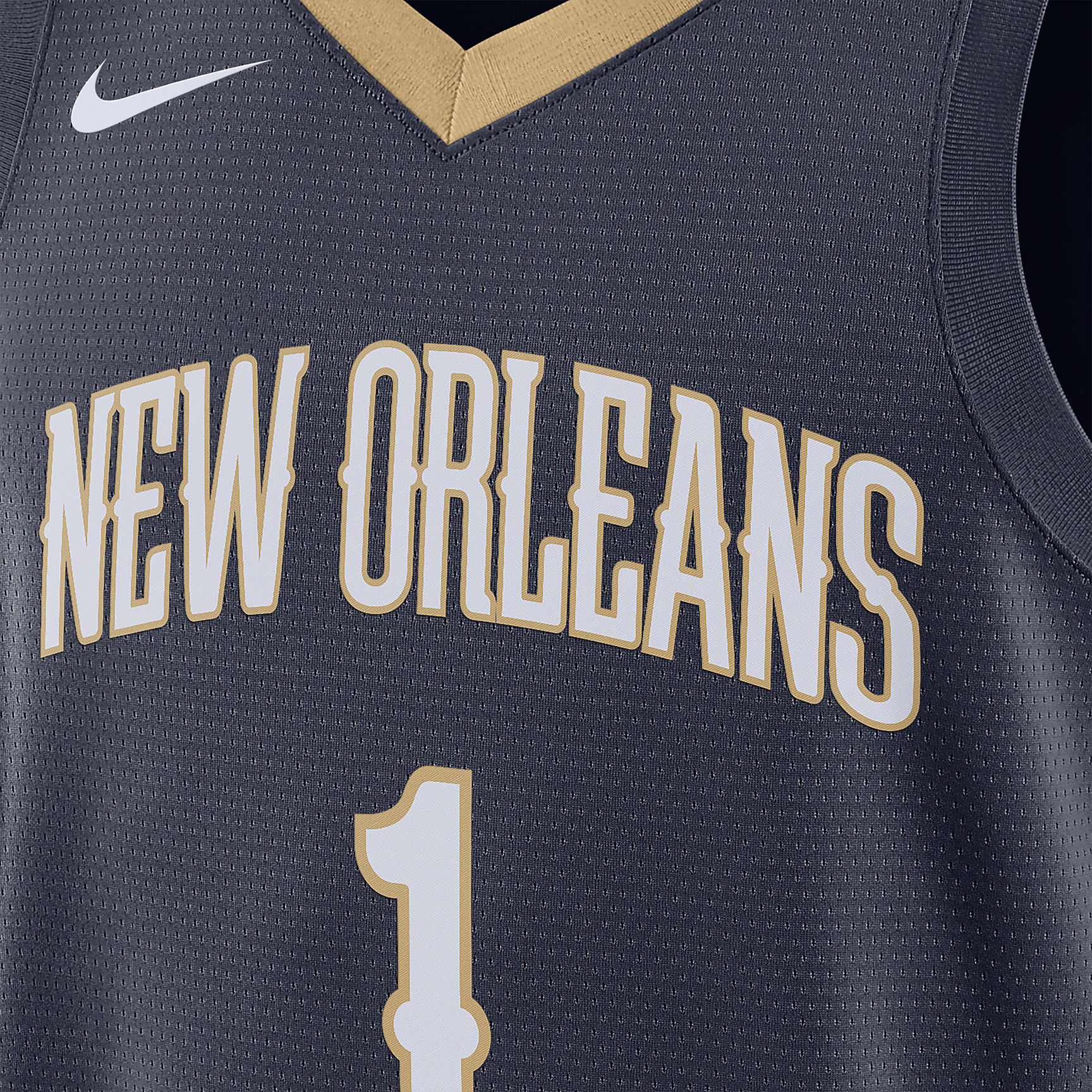 New Orleans Pelicans Icon Edition 2022/23 Nike Dri-FIT NBA Swingman Jersey - College Navy - vstockx