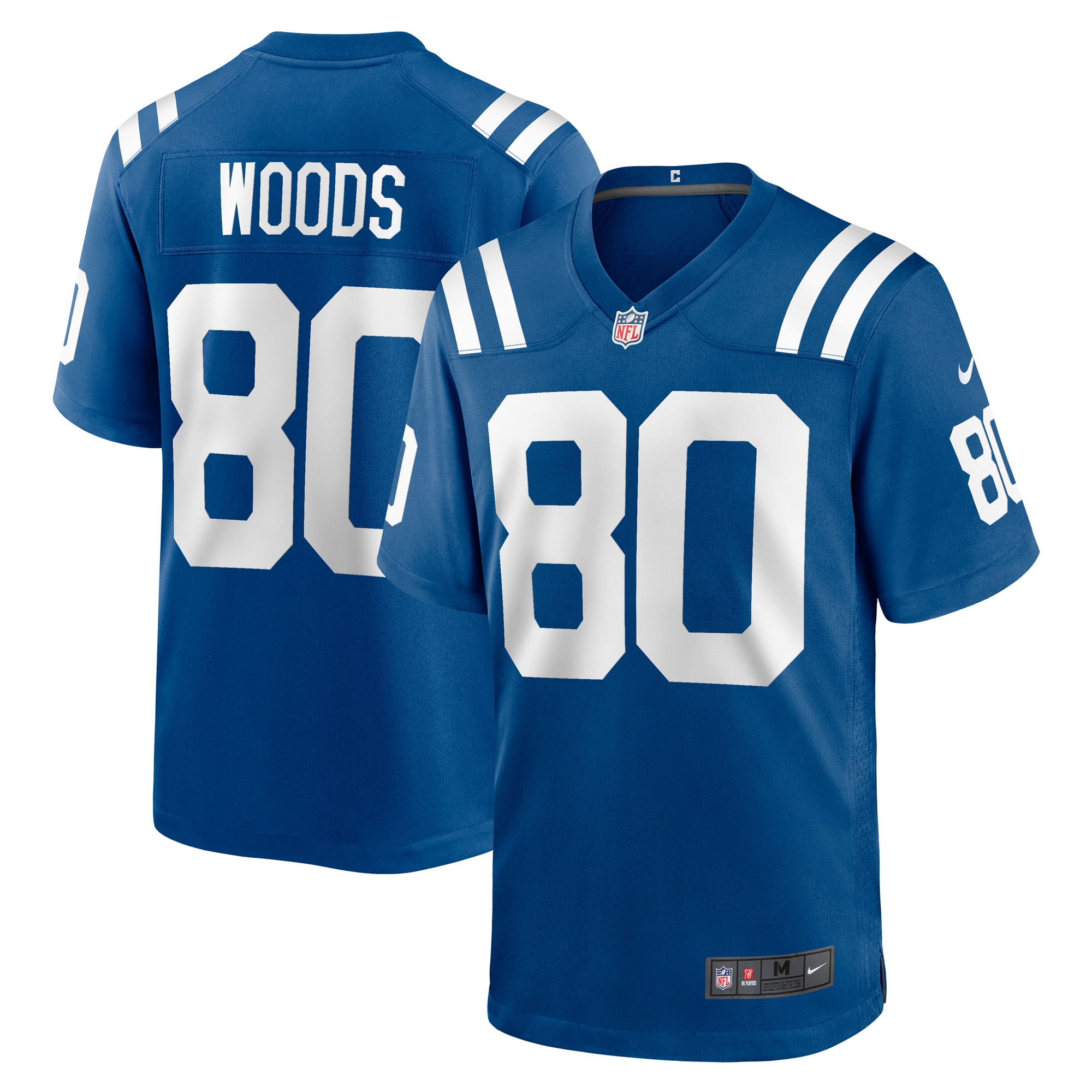 Jelani Woods Indianapolis Colts Nike Player Game Jersey - Royal - vstockx