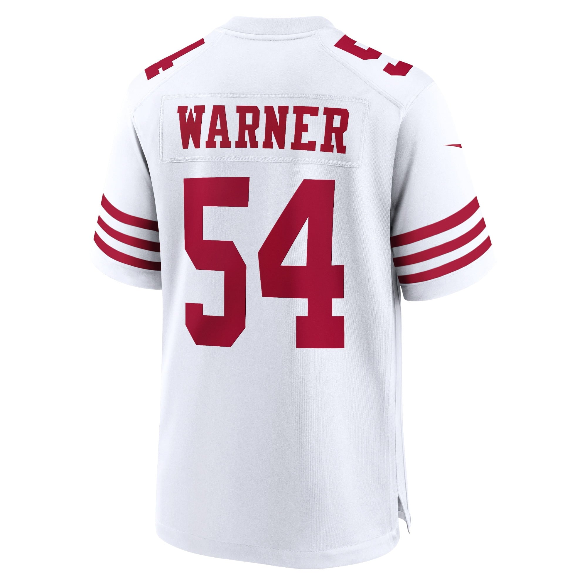 Men's Nike Fred Warner White San Francisco 49ers Player Game Jersey - vstockx
