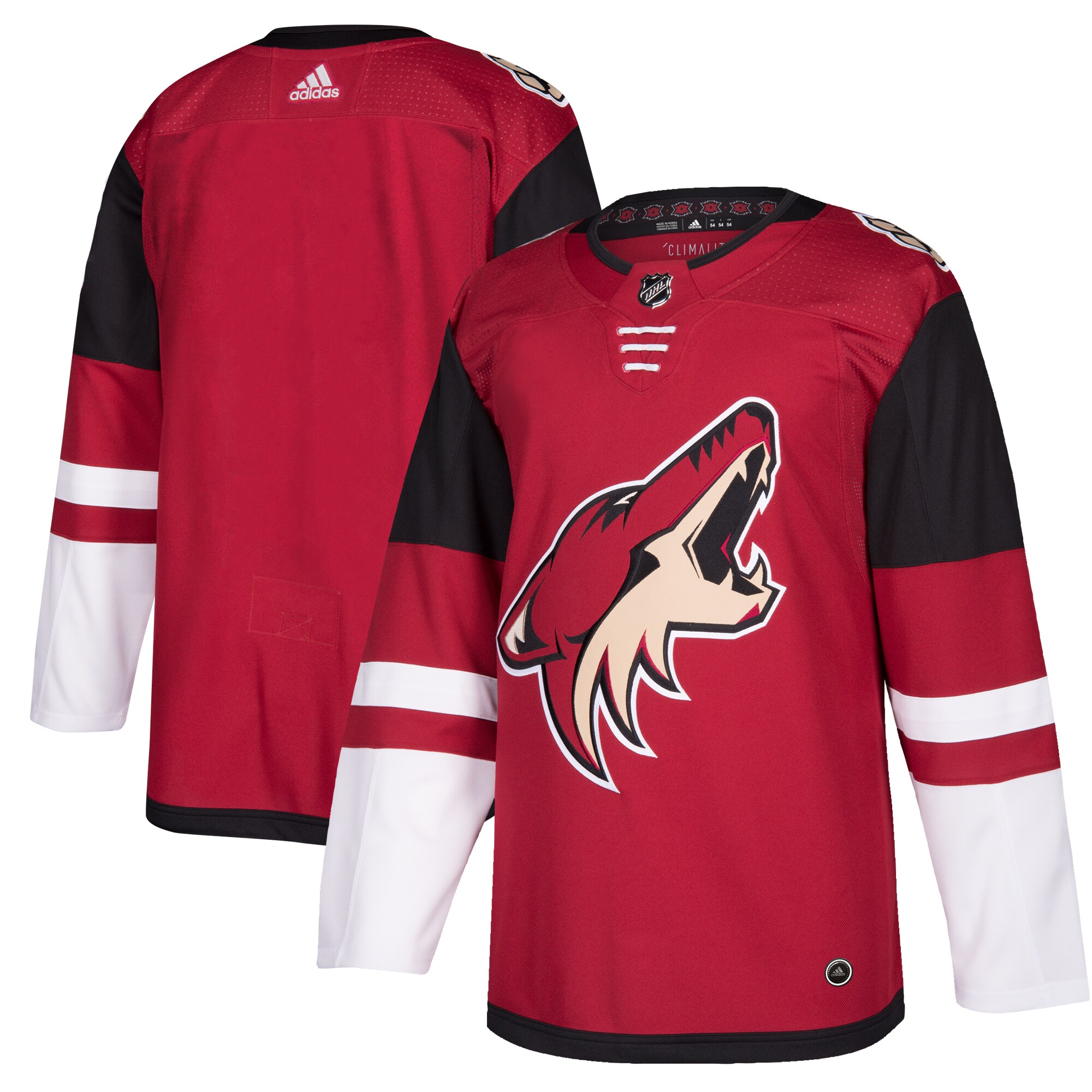 Arizona Coyotes adidas Home Authentic Blank Jersey - Maroon - vstockx