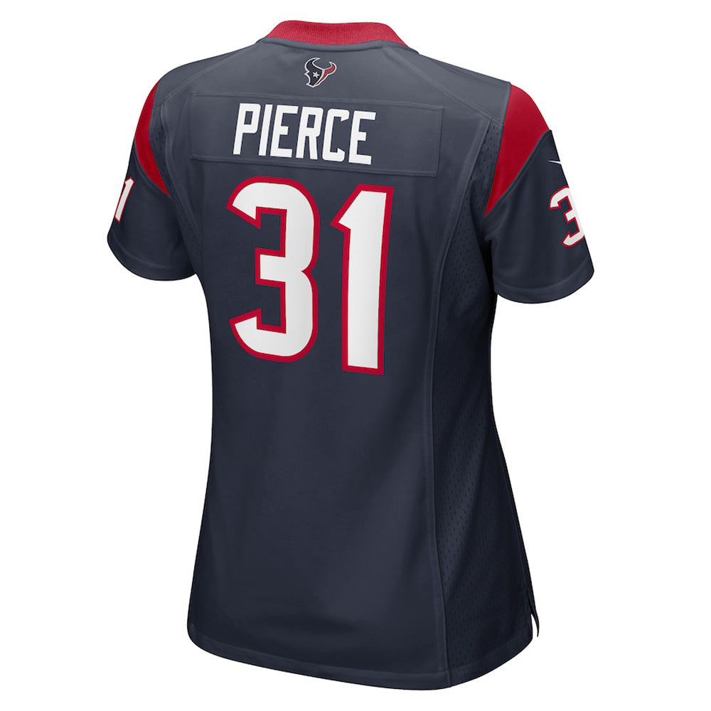 Women's Houston Texans Dameon Pierce Game Jersey - Navy - vstockx
