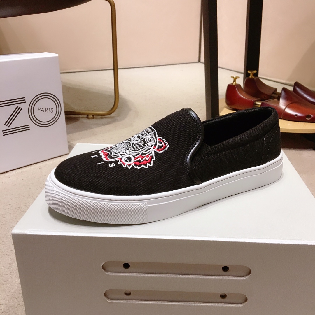 Kenzo K-SKATE Tiger canvas slip-on sneakers 21 - vstockx