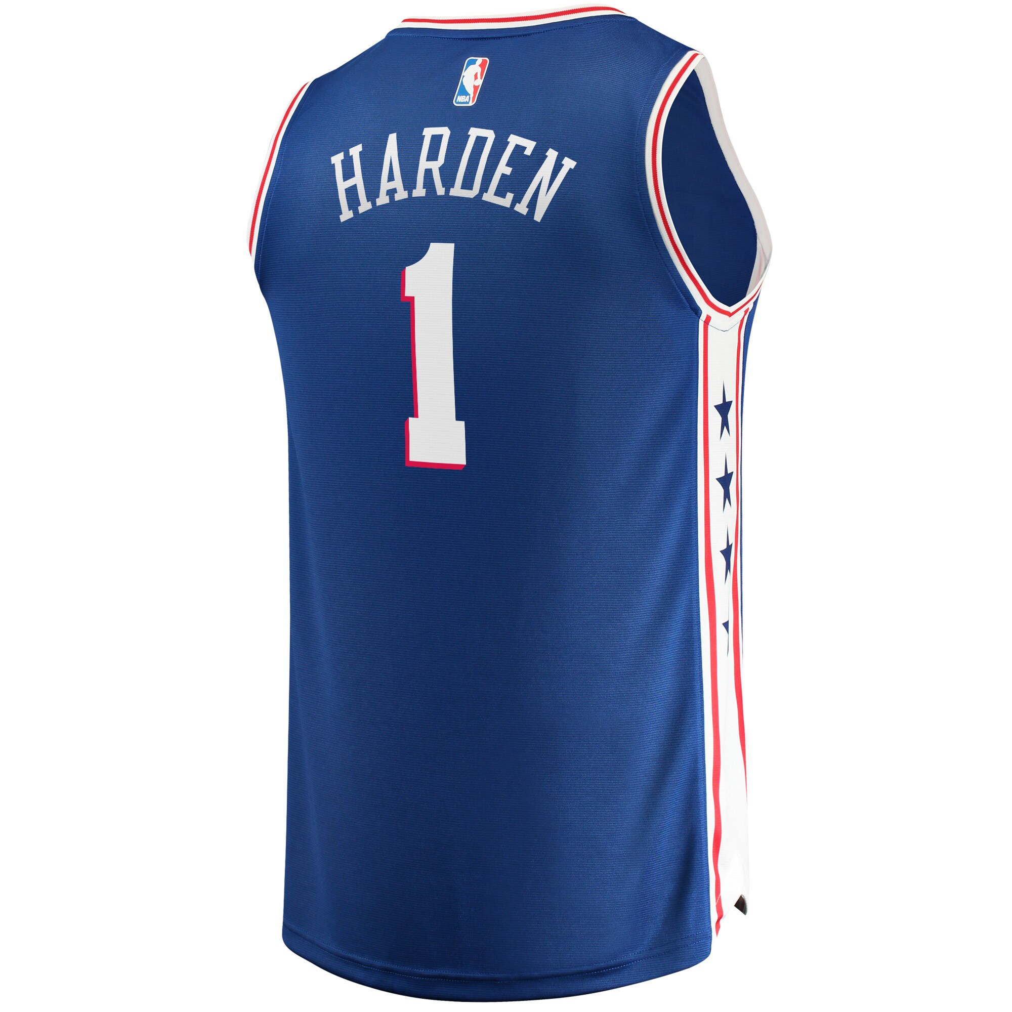 James Harden Philadelphia 76ers Fanatics Branded Fast Break Replica Player Jersey Royal - Icon Edition - vstockx
