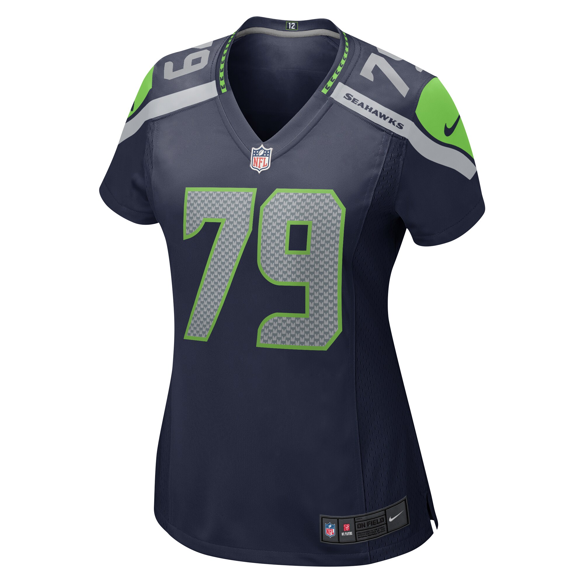 Raiqwon O'Neal Seattle Seahawks Nike Women's Team Game Jersey - College Navy - vstockx