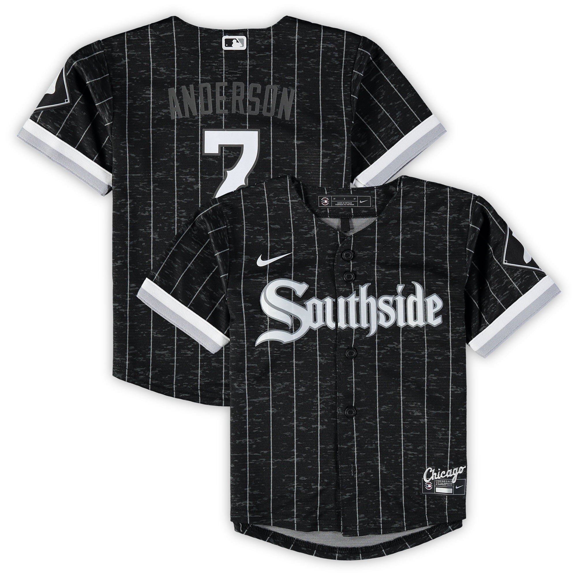 Infant Nike Tim Anderson Black Chicago White Sox City Connect Script Replica Jersey - vstockx