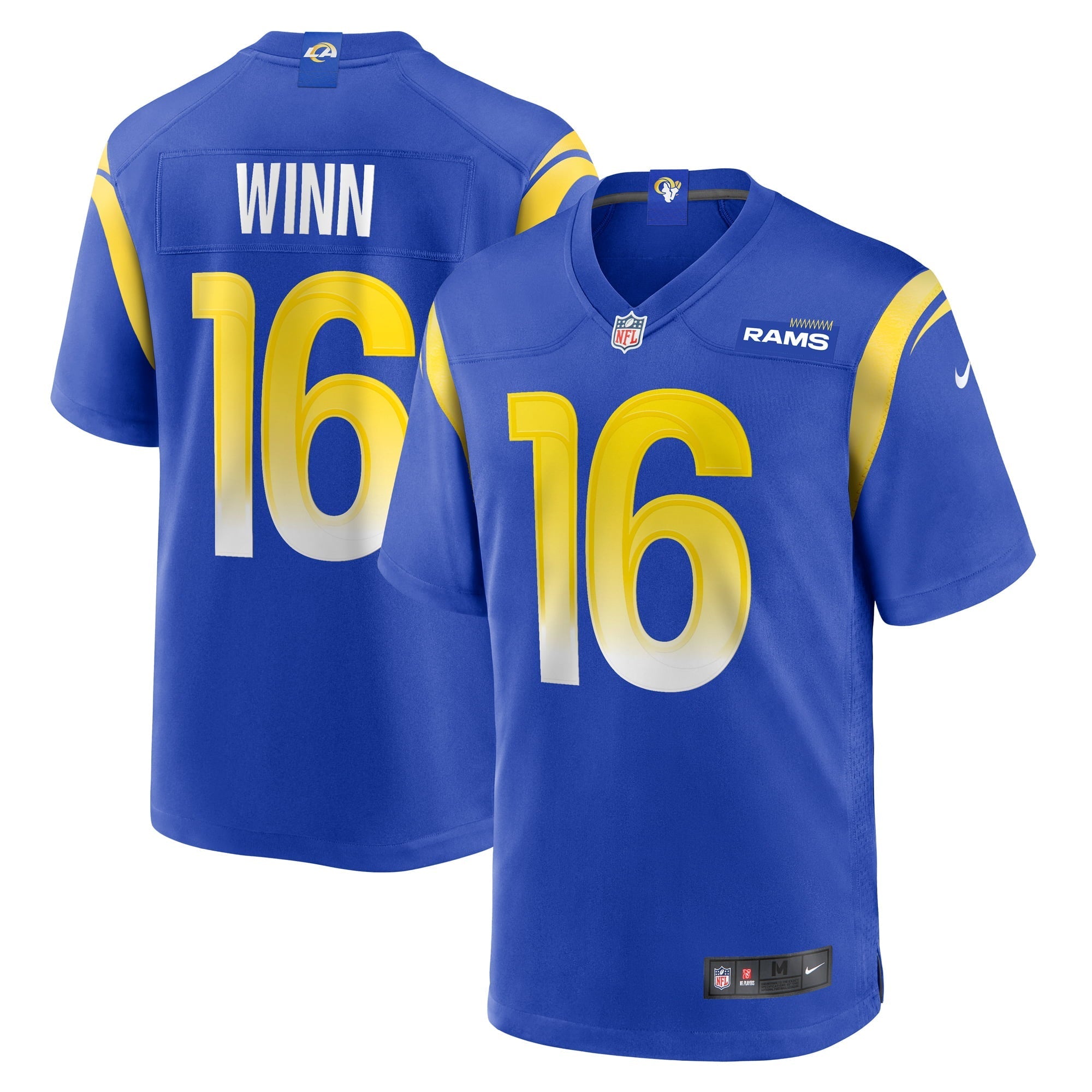 Men's Nike Dresser Winn Royal Los Angeles Rams Home Game Jersey - vstockx