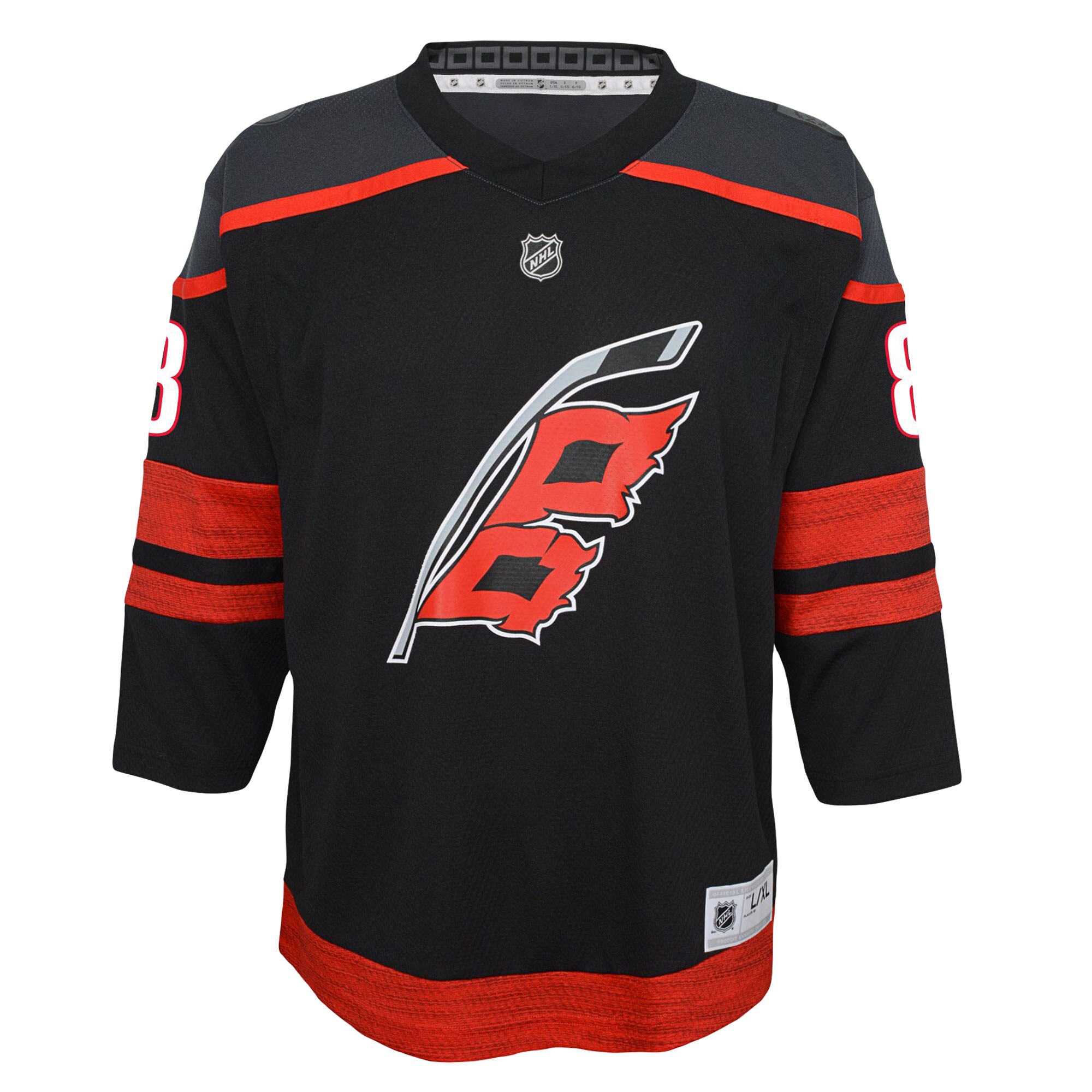 Brent Burns Carolina Hurricanes Youth Home Replica Player Jersey - Black - vstockx