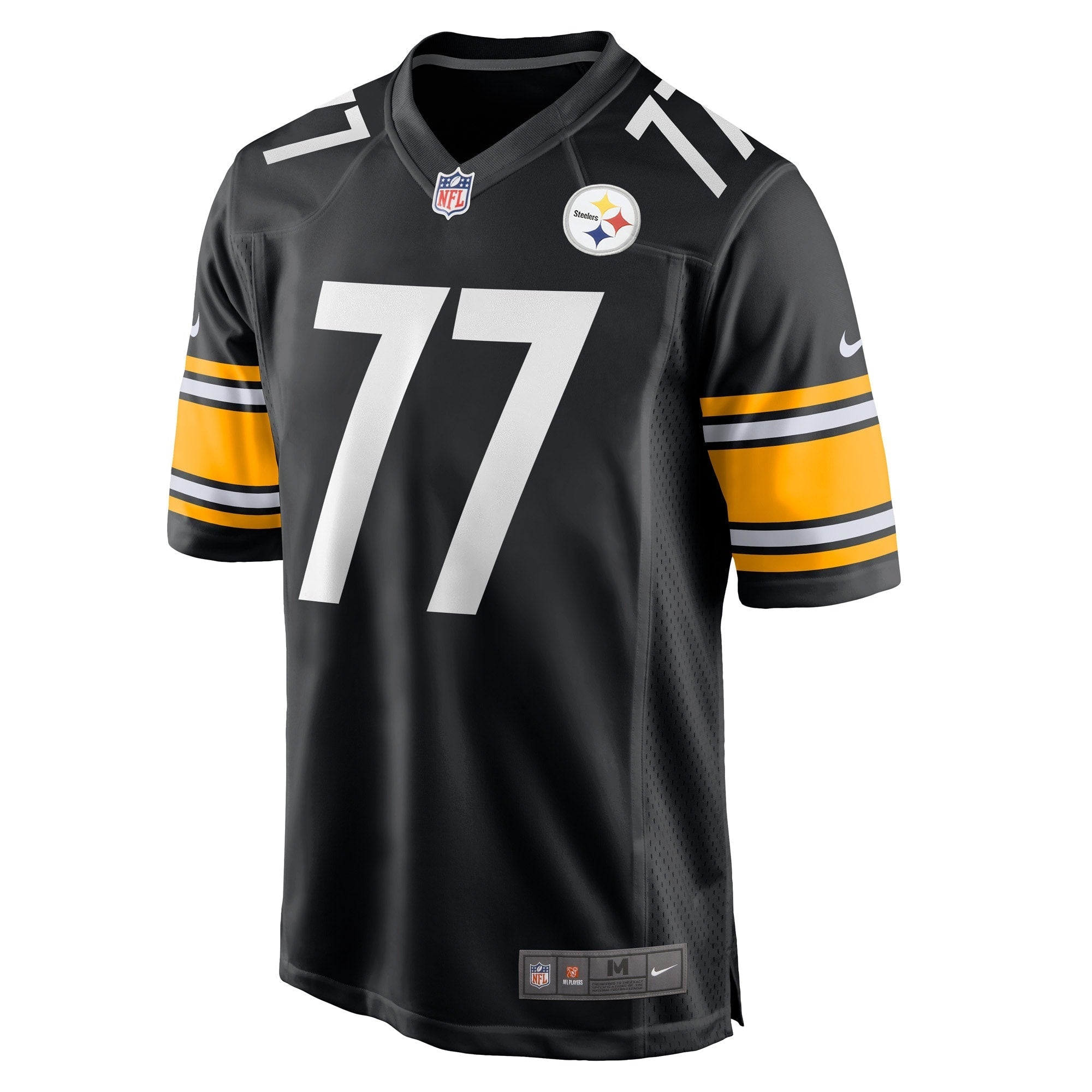Men's Nike Jesse Davis Black Pittsburgh Steelers Game Player Jersey - vstockx