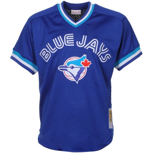 Joe Carter Toronto Blue Jays Mitchell & Ness 1993 Authentic Cooperstown Collection Mesh Batting Practice Jersey - Royal - vstockx