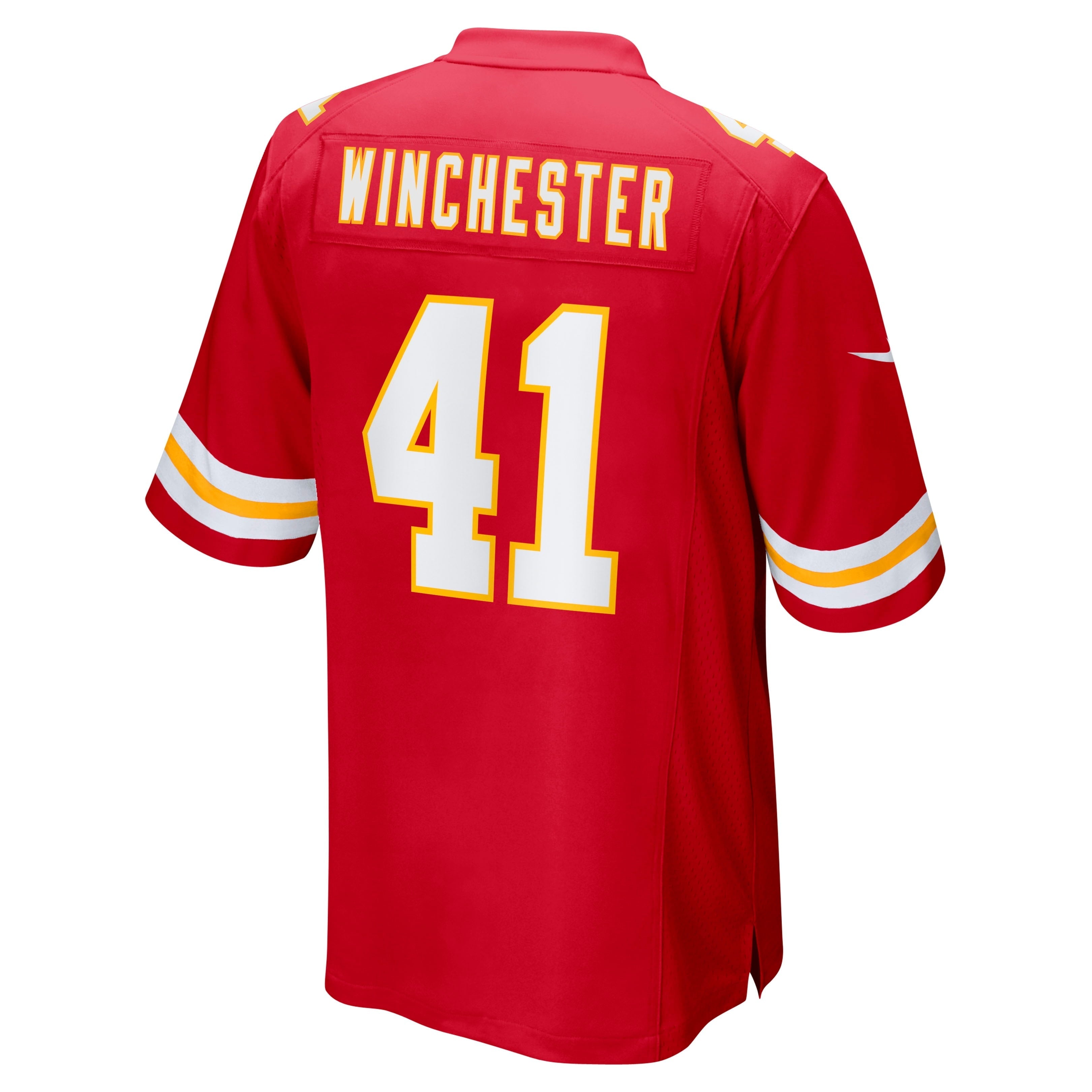 Men's Nike James Winchester Red Kansas City Chiefs Game Jersey - vstockx