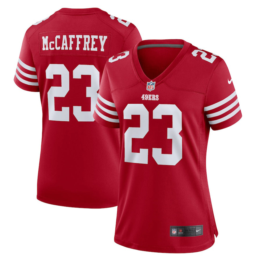 Women's San Francisco 49ers Christian McCaffrey Game Jersey - Scarlet - vstockx