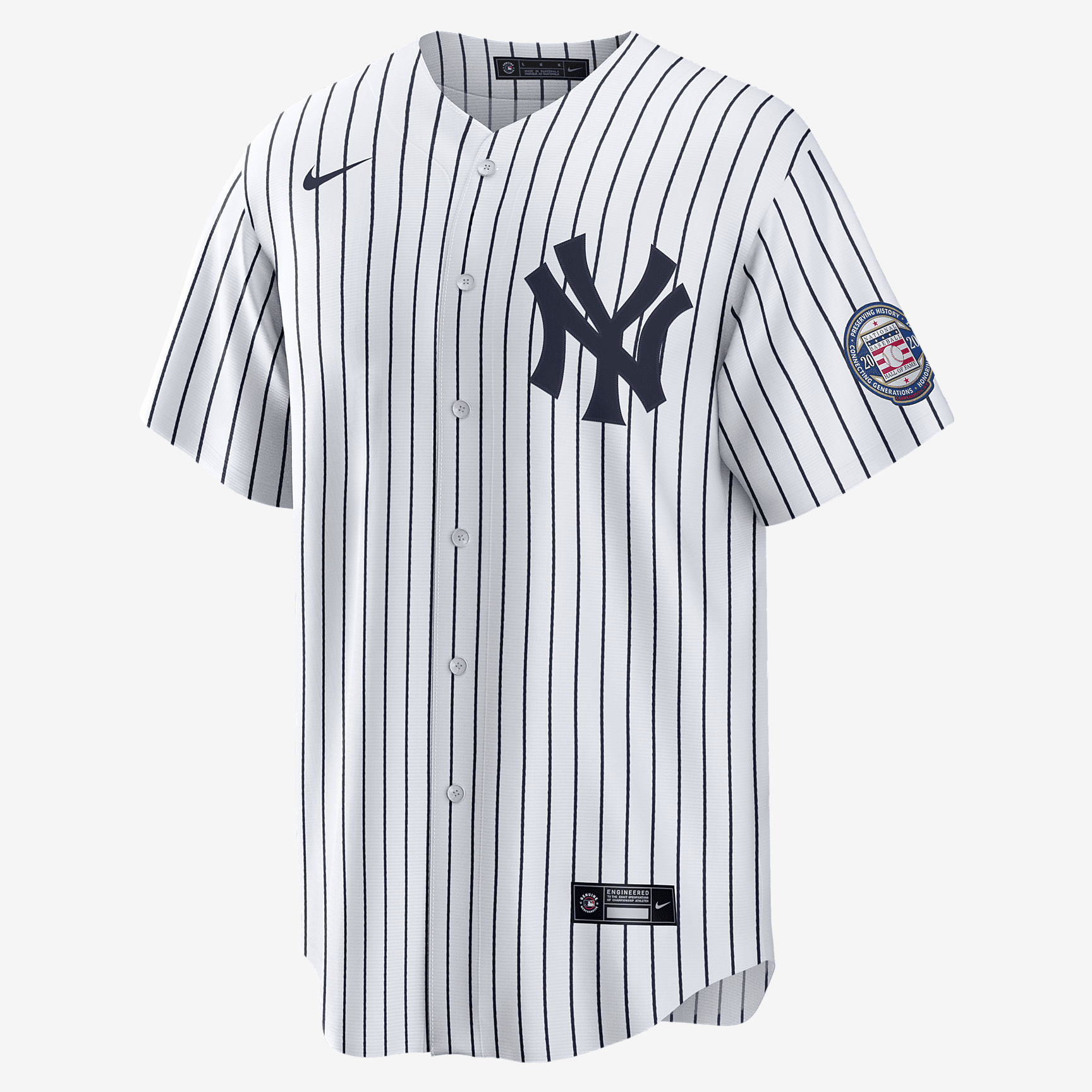 MLB New York Yankees (Derek Jeter) Men's Replica Baseball Jersey - White/Atmosphere Grey - vstockx