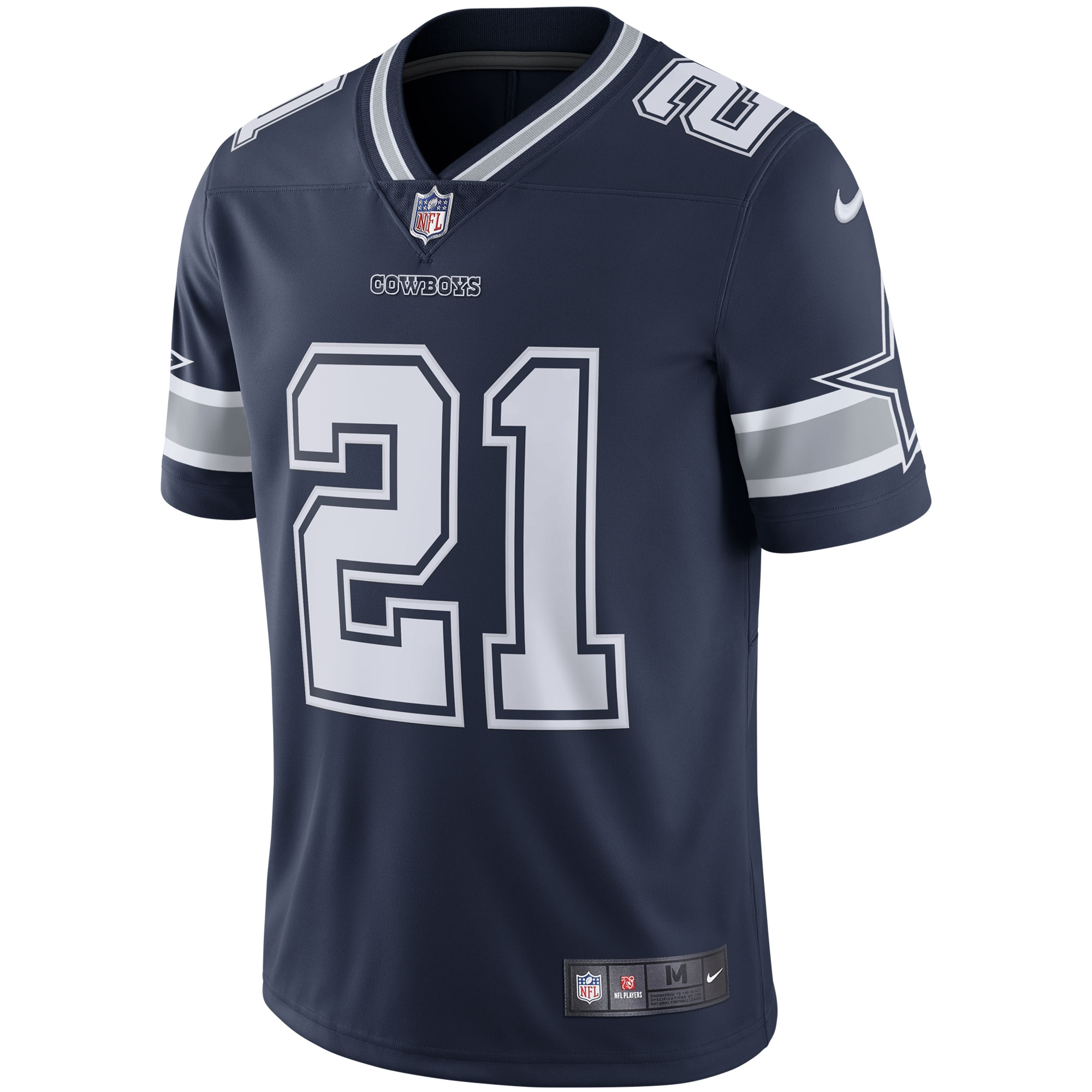 Ezekiel Elliott Dallas Cowboys Nike Vapor Limited Jersey - Navy - vstockx