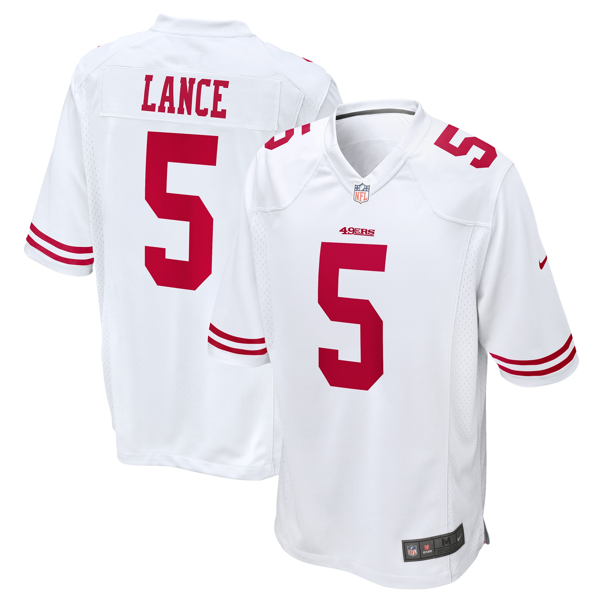 Trey Lance San Francisco 49ers Nike Game Jersey - White - vstockx