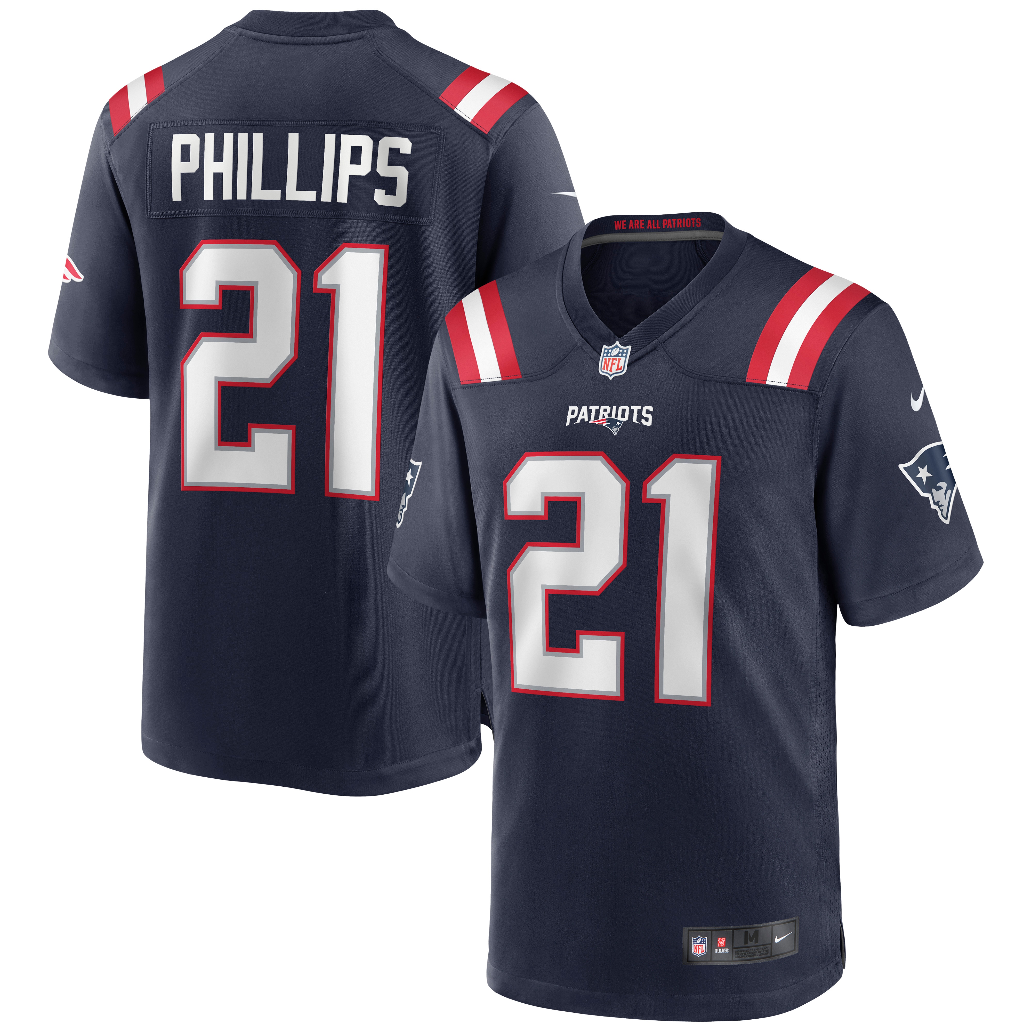 Adrian Phillips New England Patriots Nike Game Jersey - Navy - vstockx