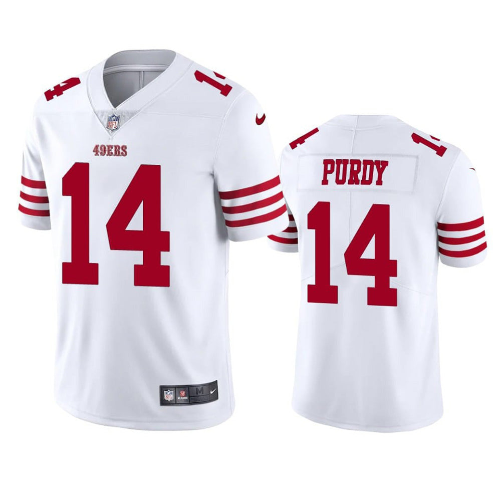 Youth San Francisco 49ers Brock Purdy Vapor Jersey - White - vstockx