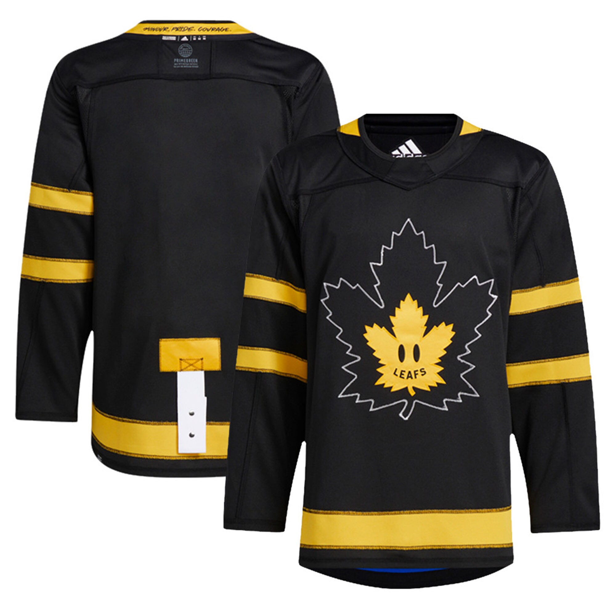 adidas Authentic Toronto Maple Leafs x drew house Alternate Custom Jersey - Black - vstockx