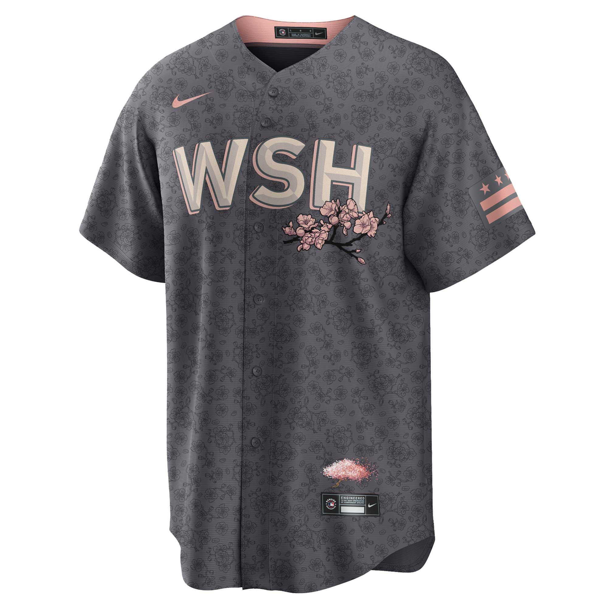 Stephen Strasburg Washington Nationals Nike City Connect Replica Player Jersey - Gray - vstockx