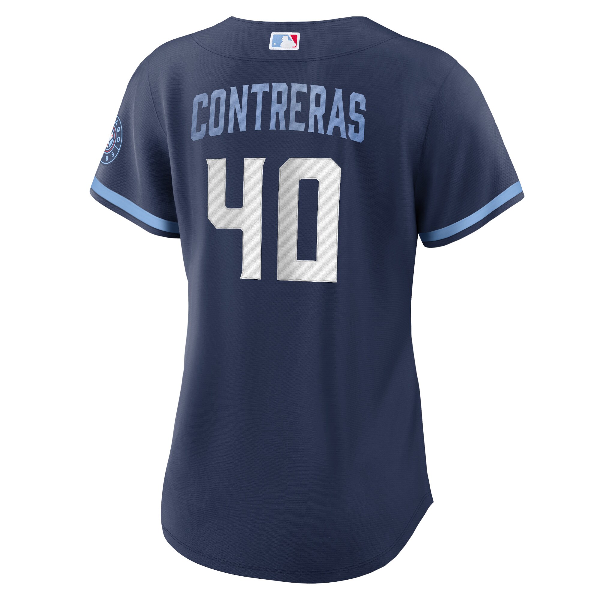 Willson Contreras Chicago Cubs Nike Women's City Connect Replica Player Jersey - Navy - vstockx