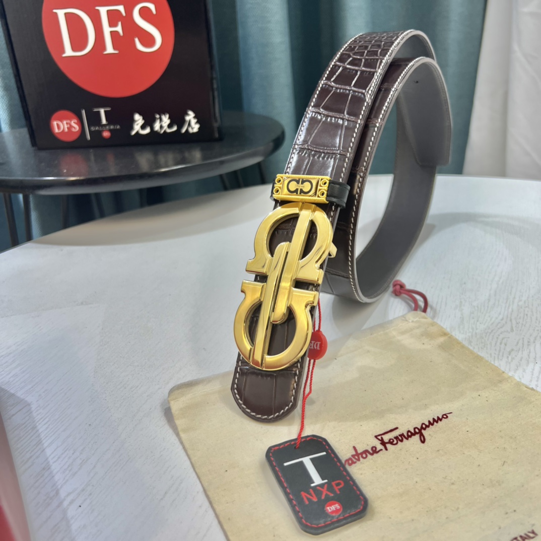 Streetwear Belt Ferragamo 319571 size:3.5cm - vstockx