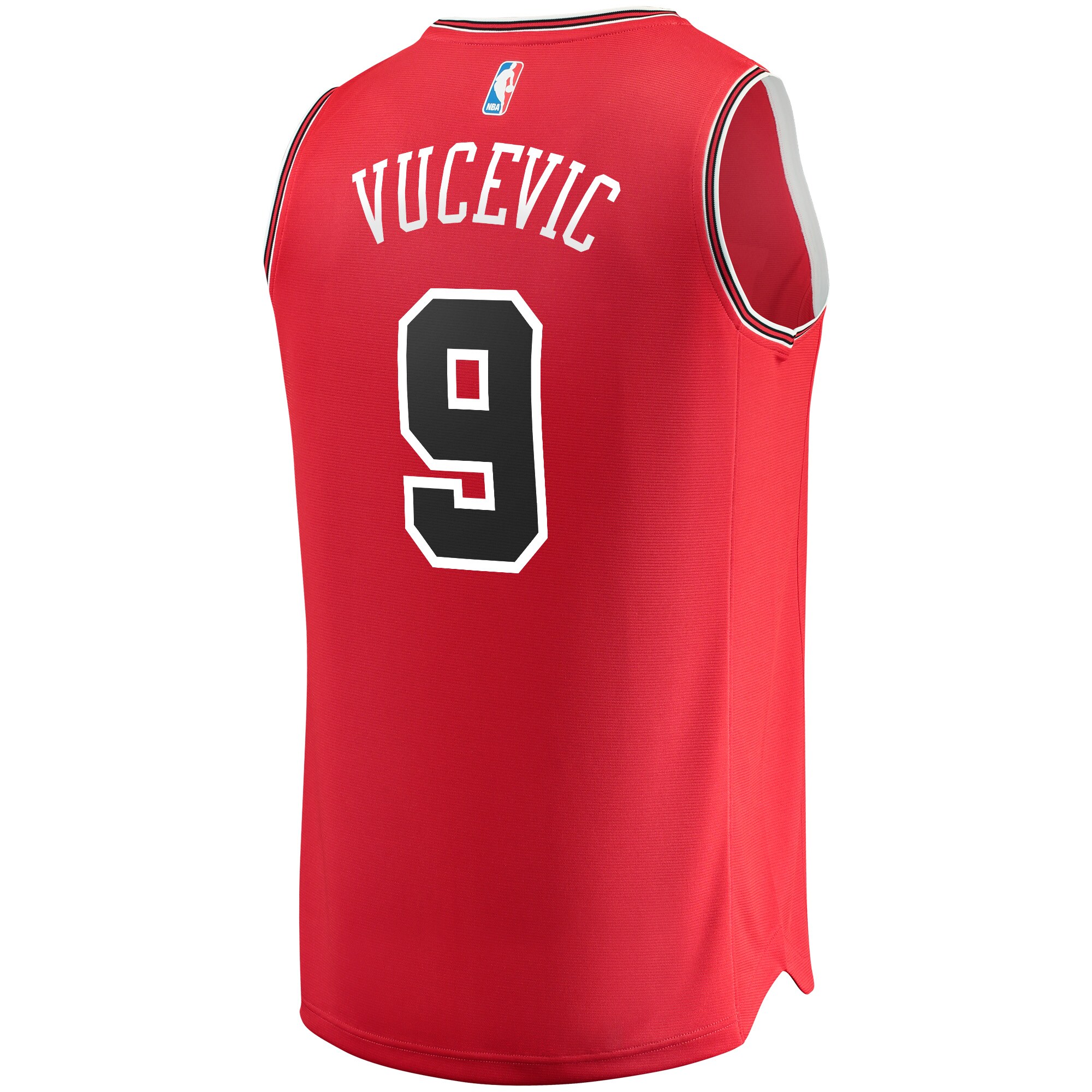 Nikola Vucevic Chicago Bulls Fanatics Branded 2020/21 Fast Break Road Replica Jersey - Icon Edition - Red - vstockx