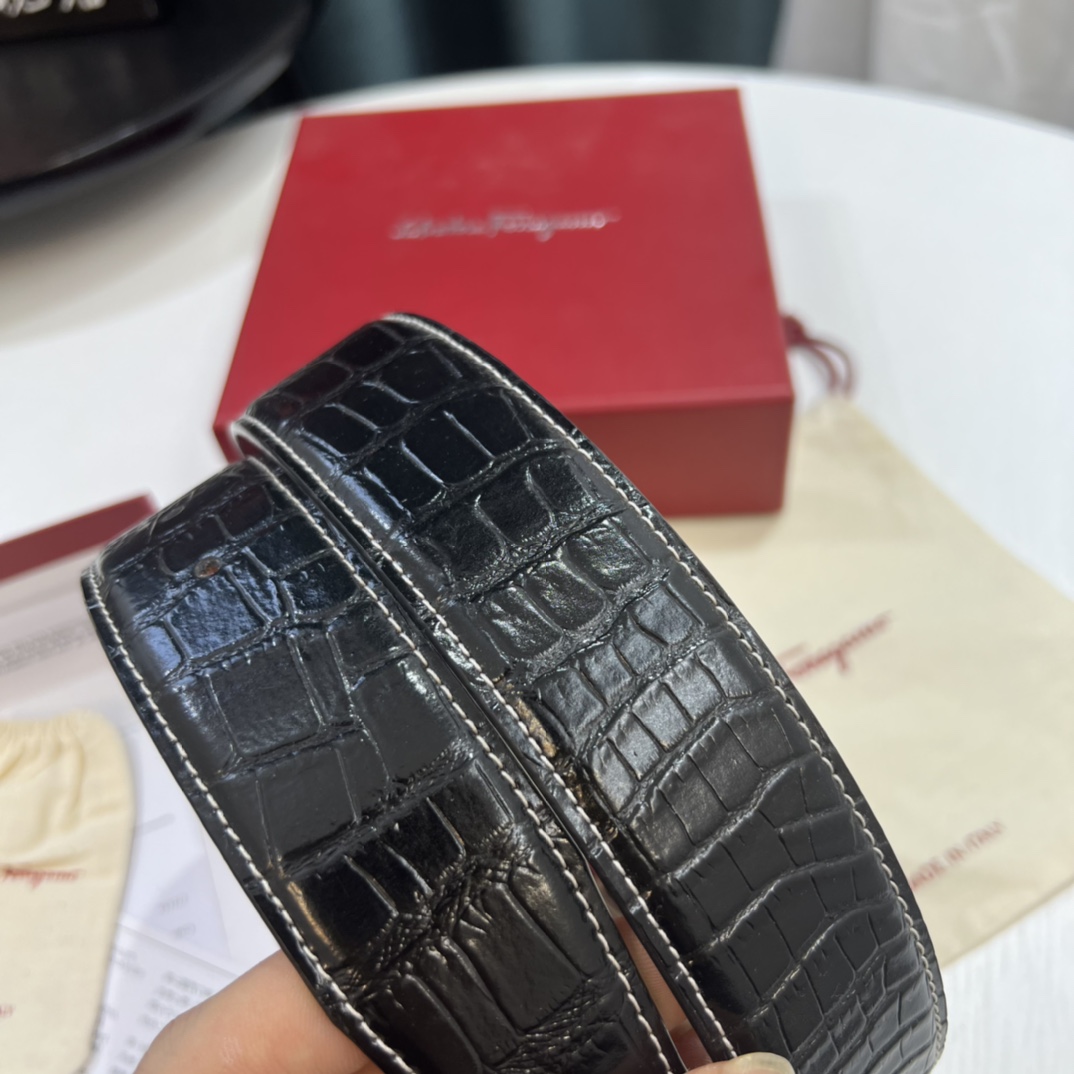 Streetwear Belt Ferragamo 319572 size:3.5cm - vstockx