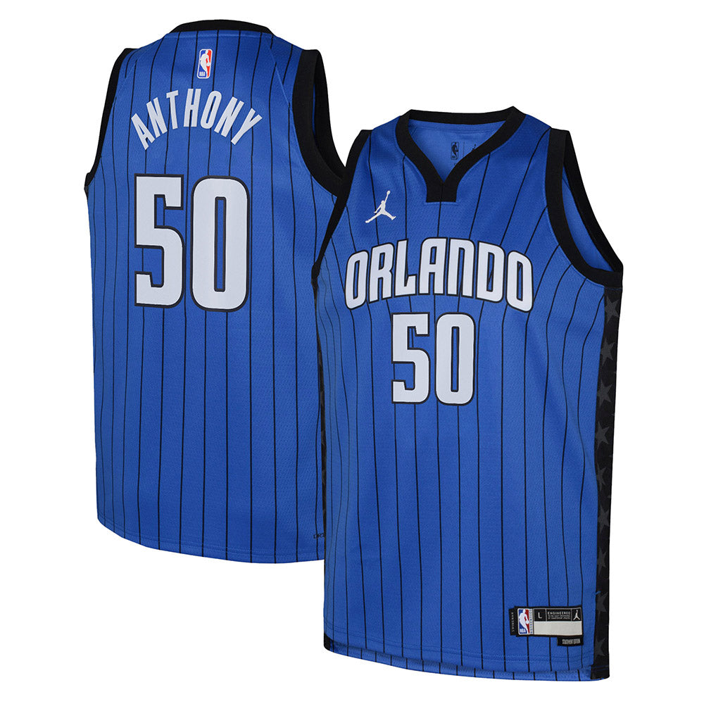 Youth Orlando Magic Cole Anthony Statement Edition Jersey - Blue - vstockx