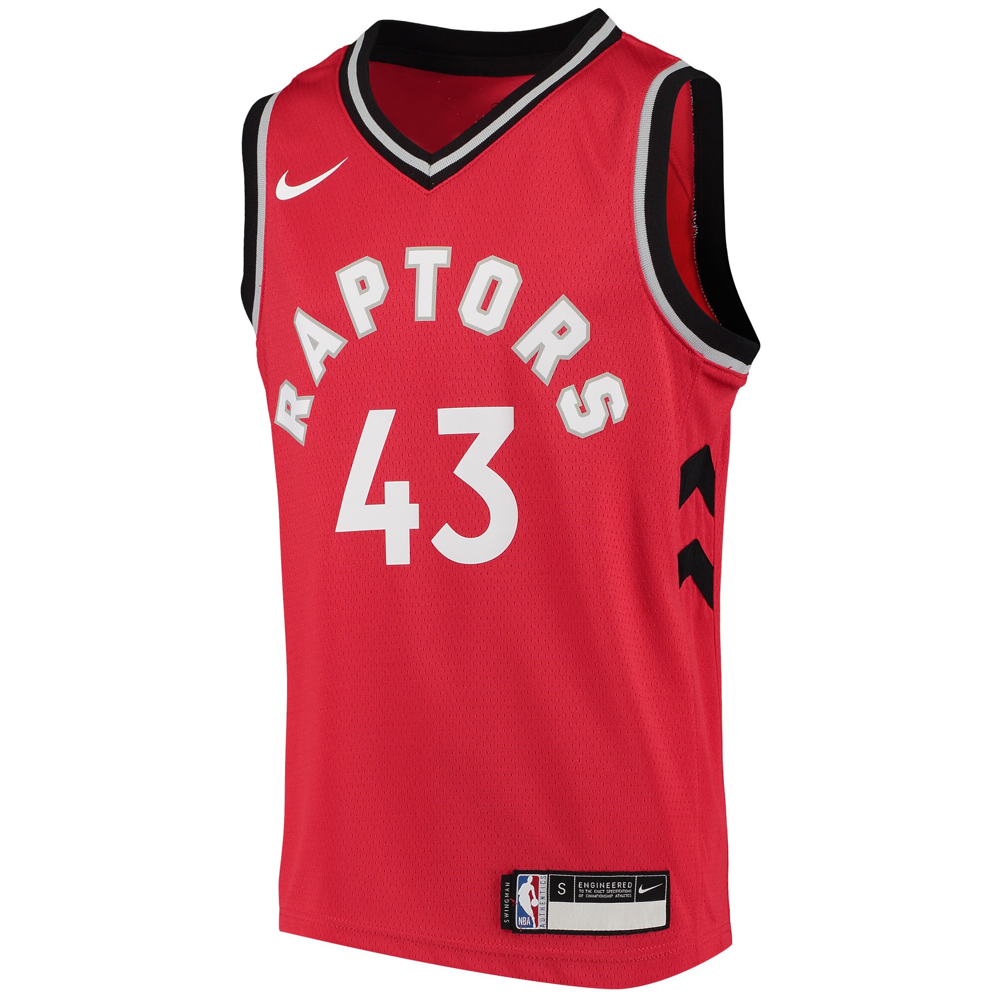 Pascal Siakam Toronto Raptors Nike Youth Swingman Jersey - Icon Edition - Red - vstockx