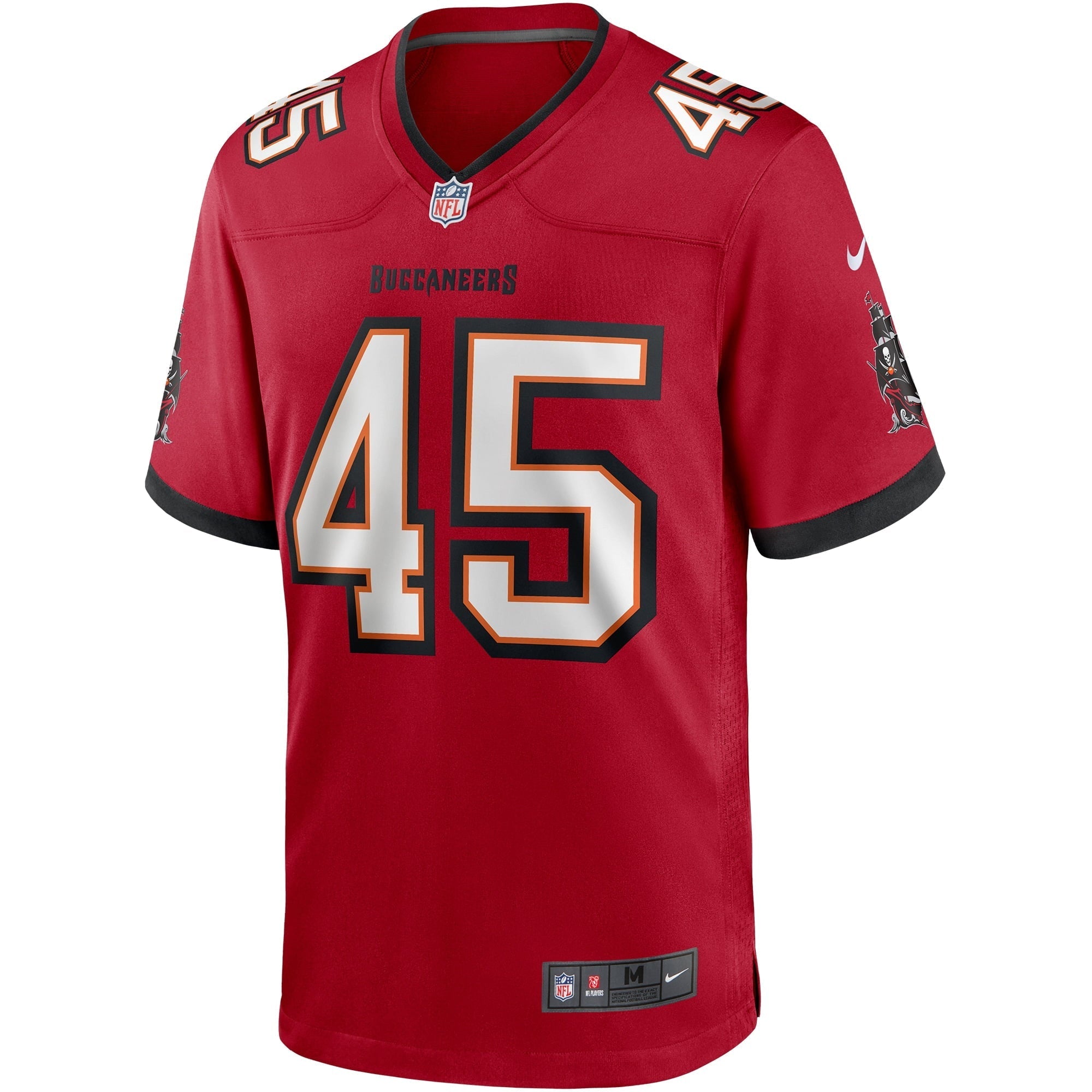 Men's Nike Devin White Red Tampa Bay Buccaneers Player Game Jersey - vstockx