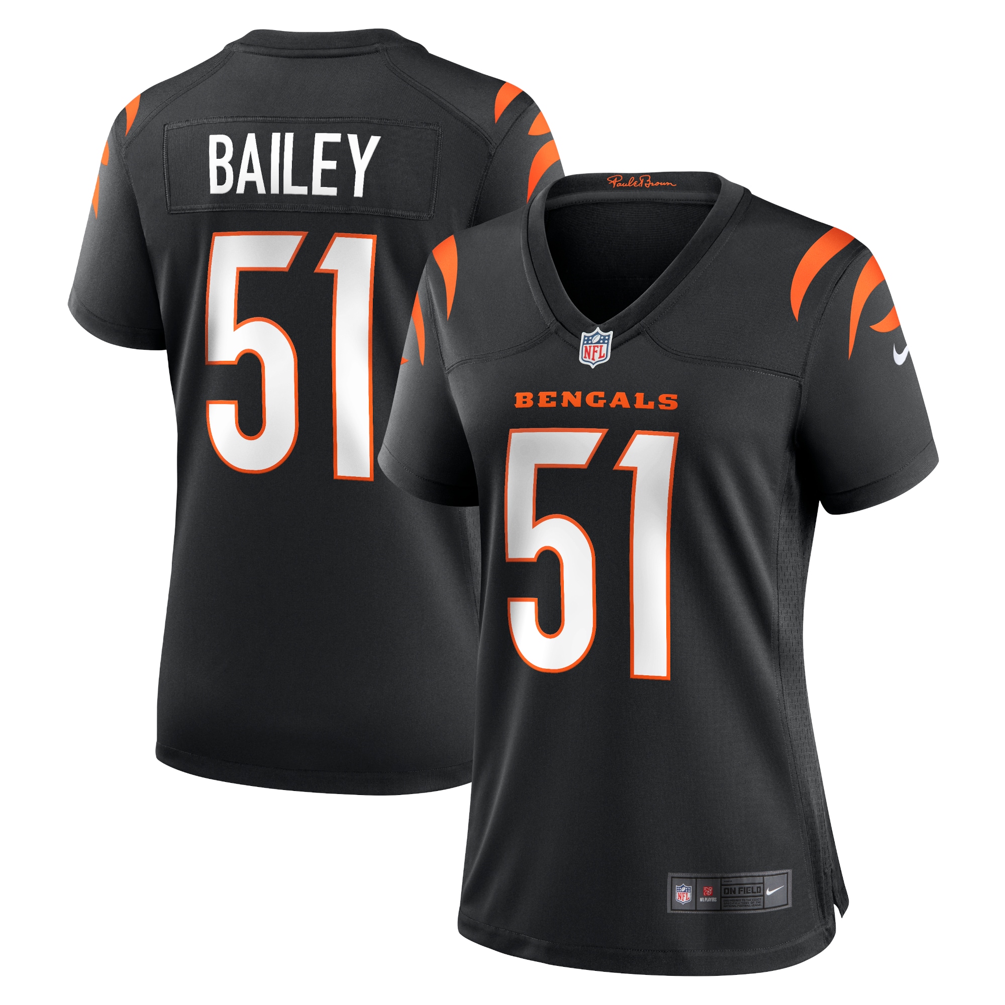 Markus Bailey Cincinnati Bengals Women's Nike Game Jersey - Black - vstockx