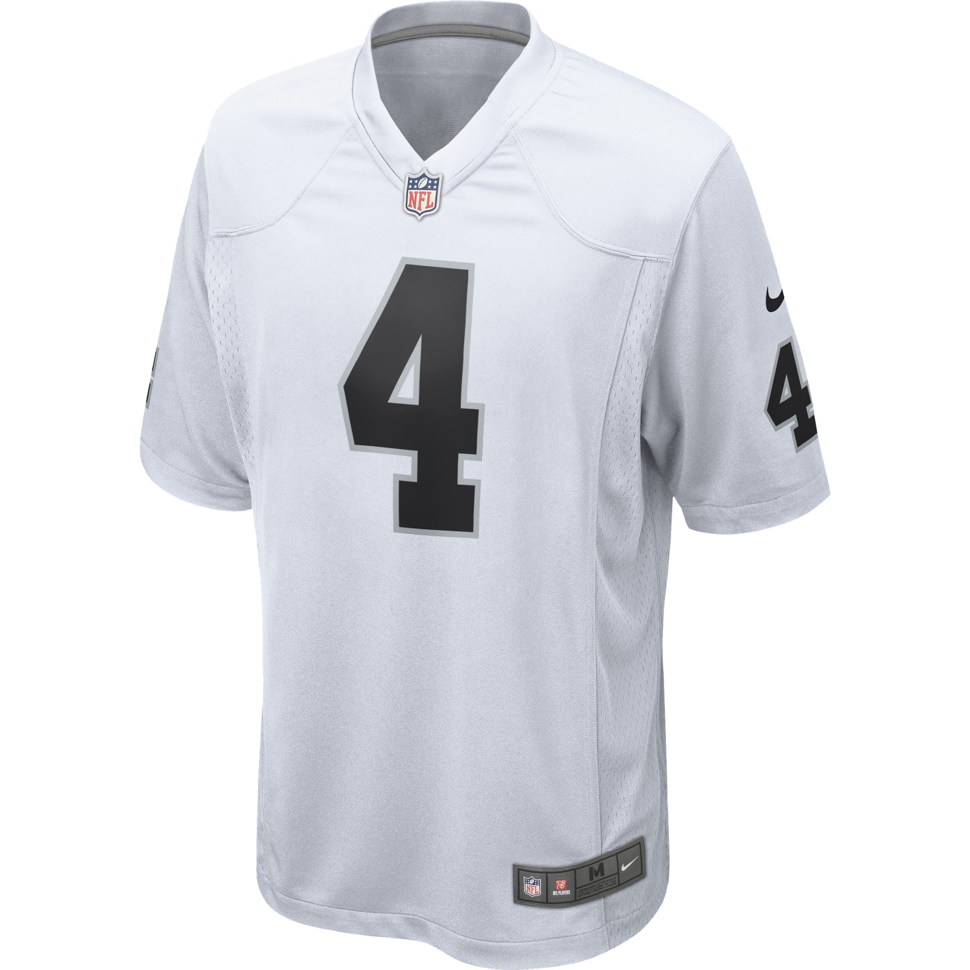 Derek Carr Las Vegas Raiders Nike Game Jersey - White - vstockx