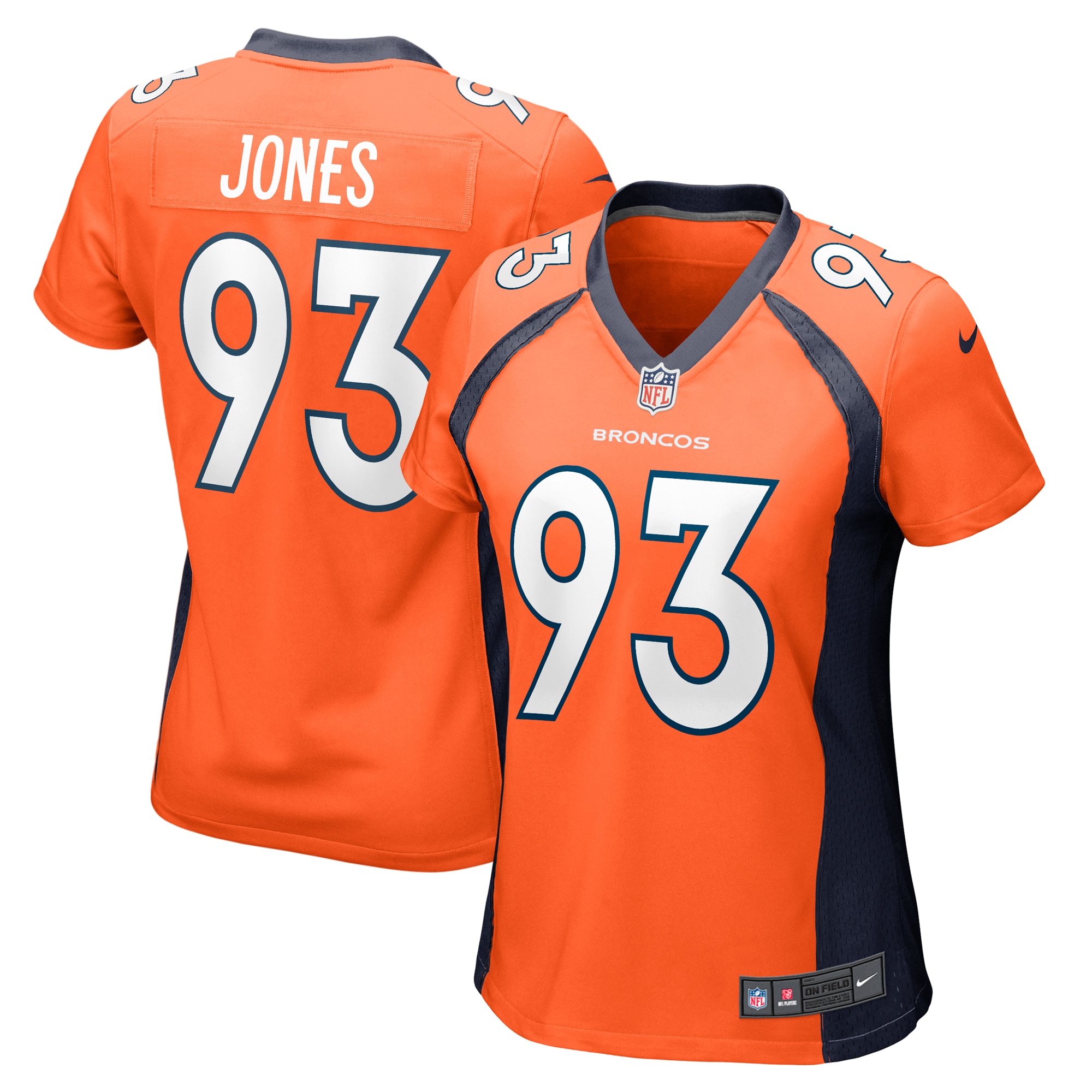 Troy Jones Denver Broncos Nike Women's Game Jersey - Orange - vstockx